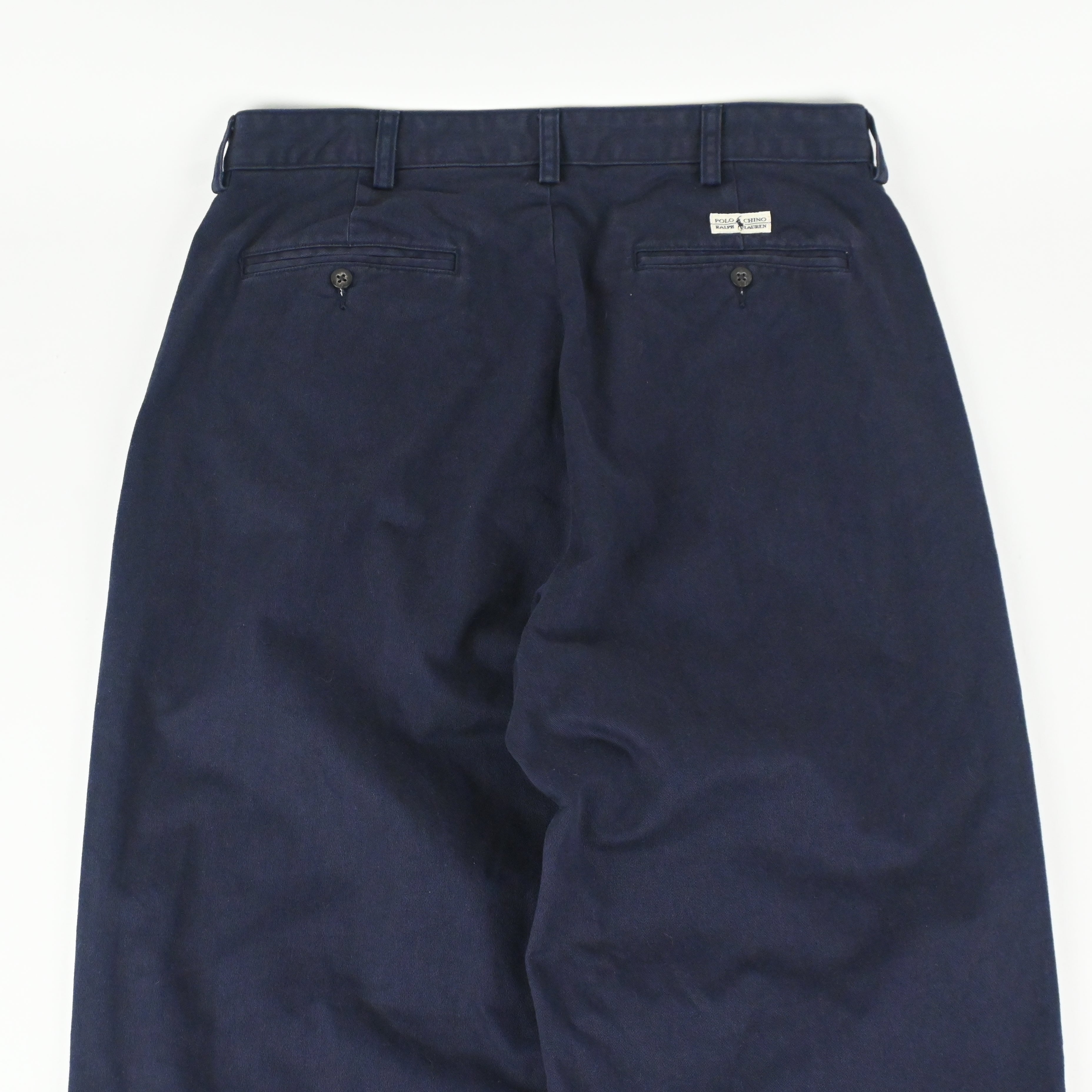 90's POLO RALPH LAUREN POLO CHINO NAVY SIZE W34 L30