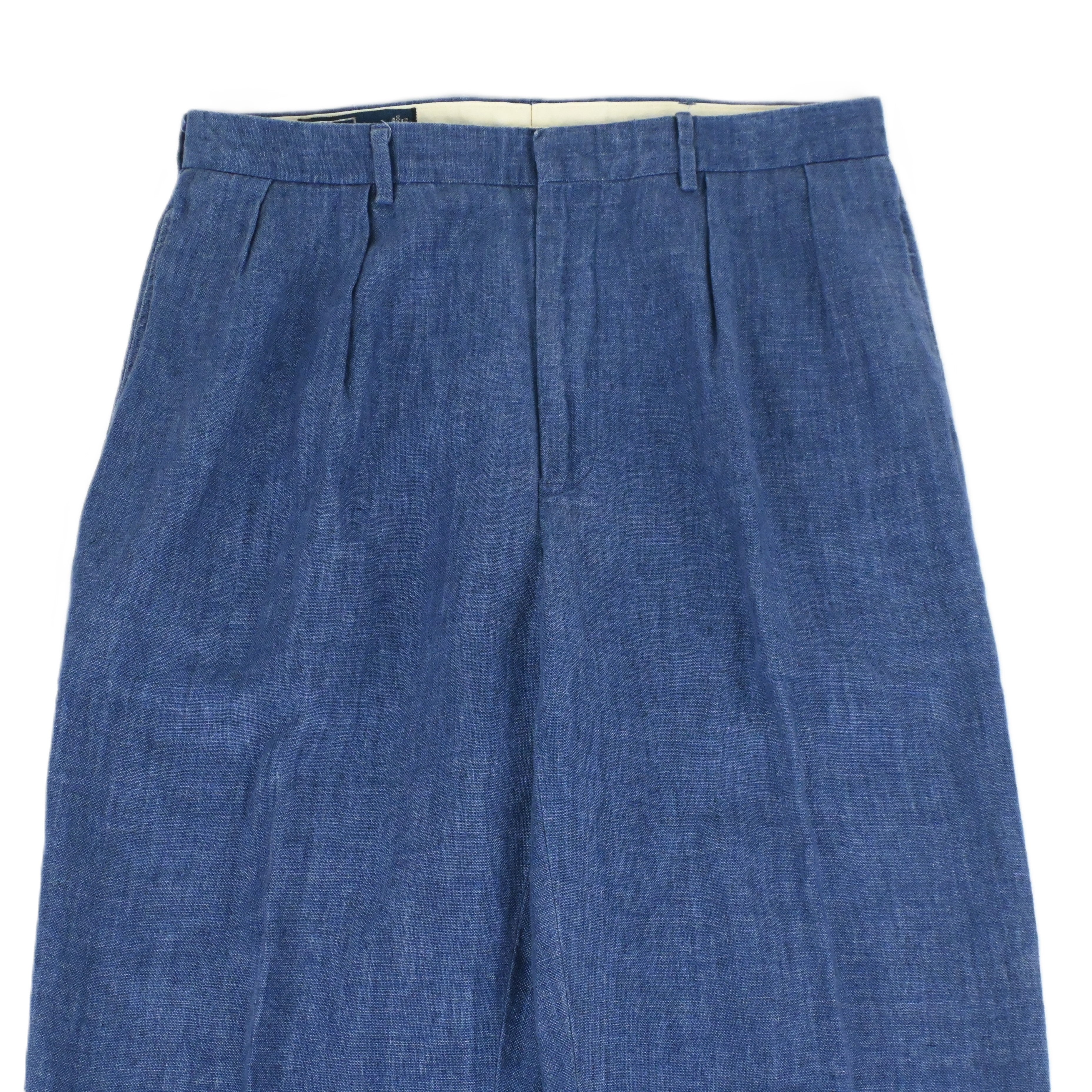 90's RALPH LAUREN 100% LINEN SLACKS SIZE W35 L30