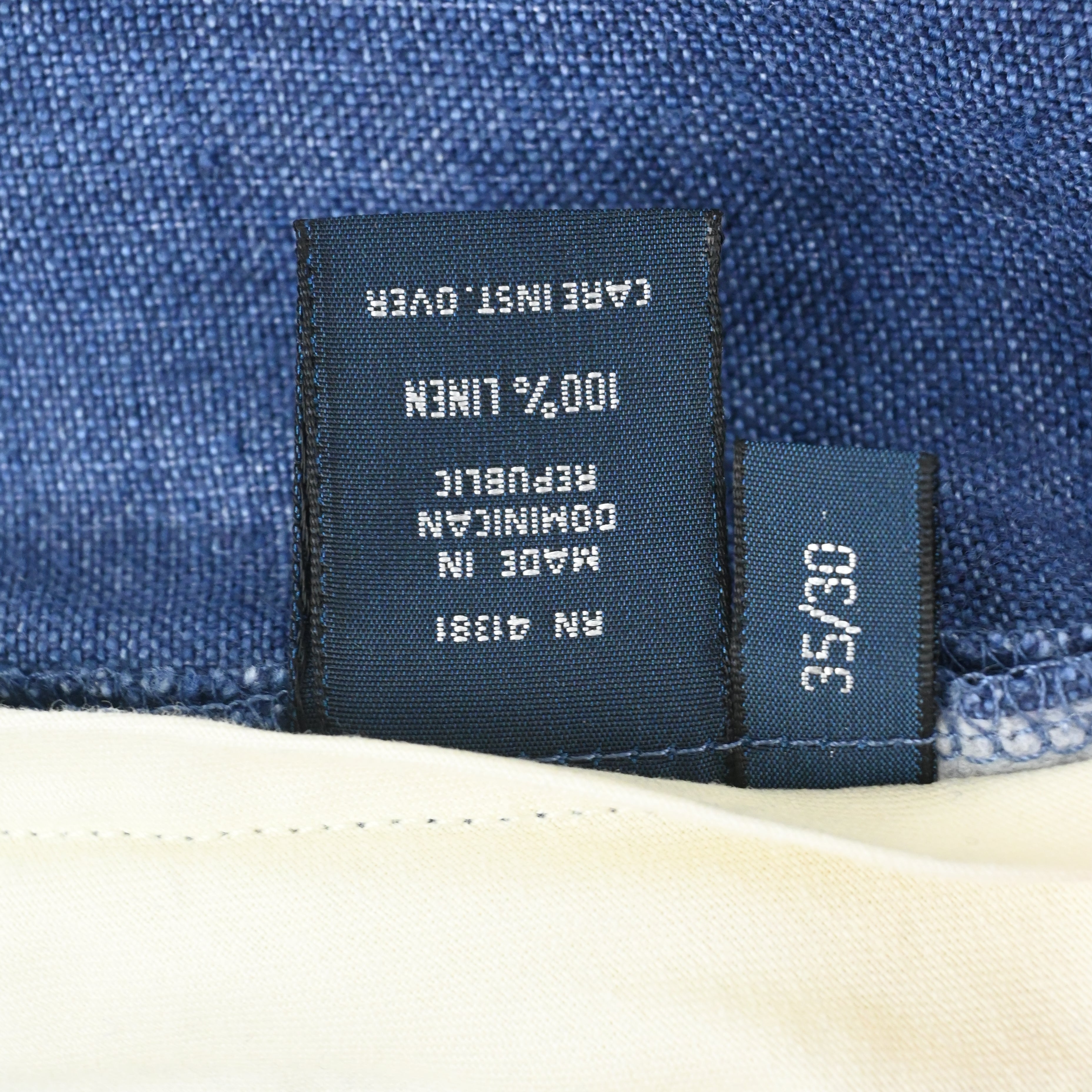 90's RALPH LAUREN 100% LINEN SLACKS SIZE W35 L30