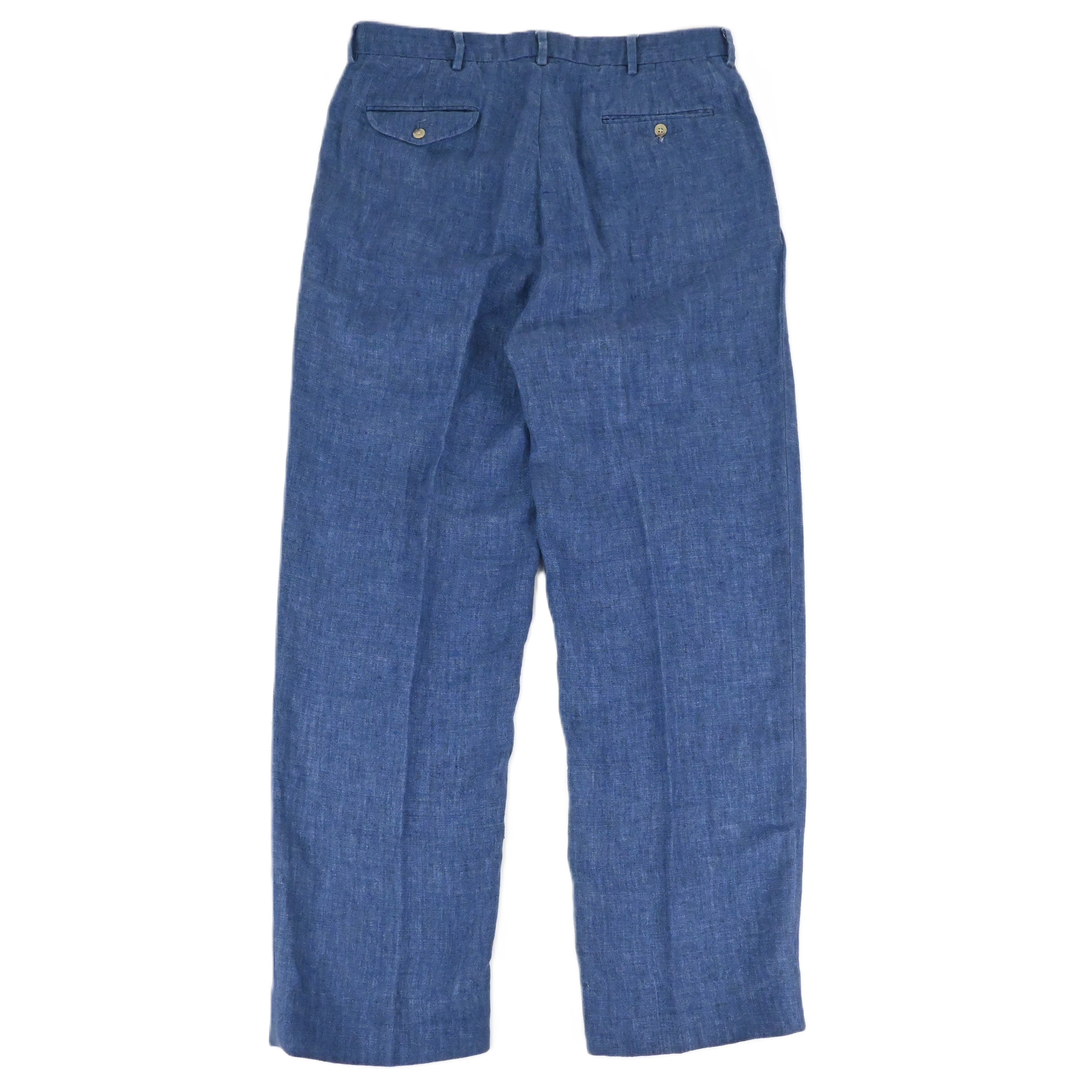 90's RALPH LAUREN 100% LINEN SLACKS SIZE W35 L30