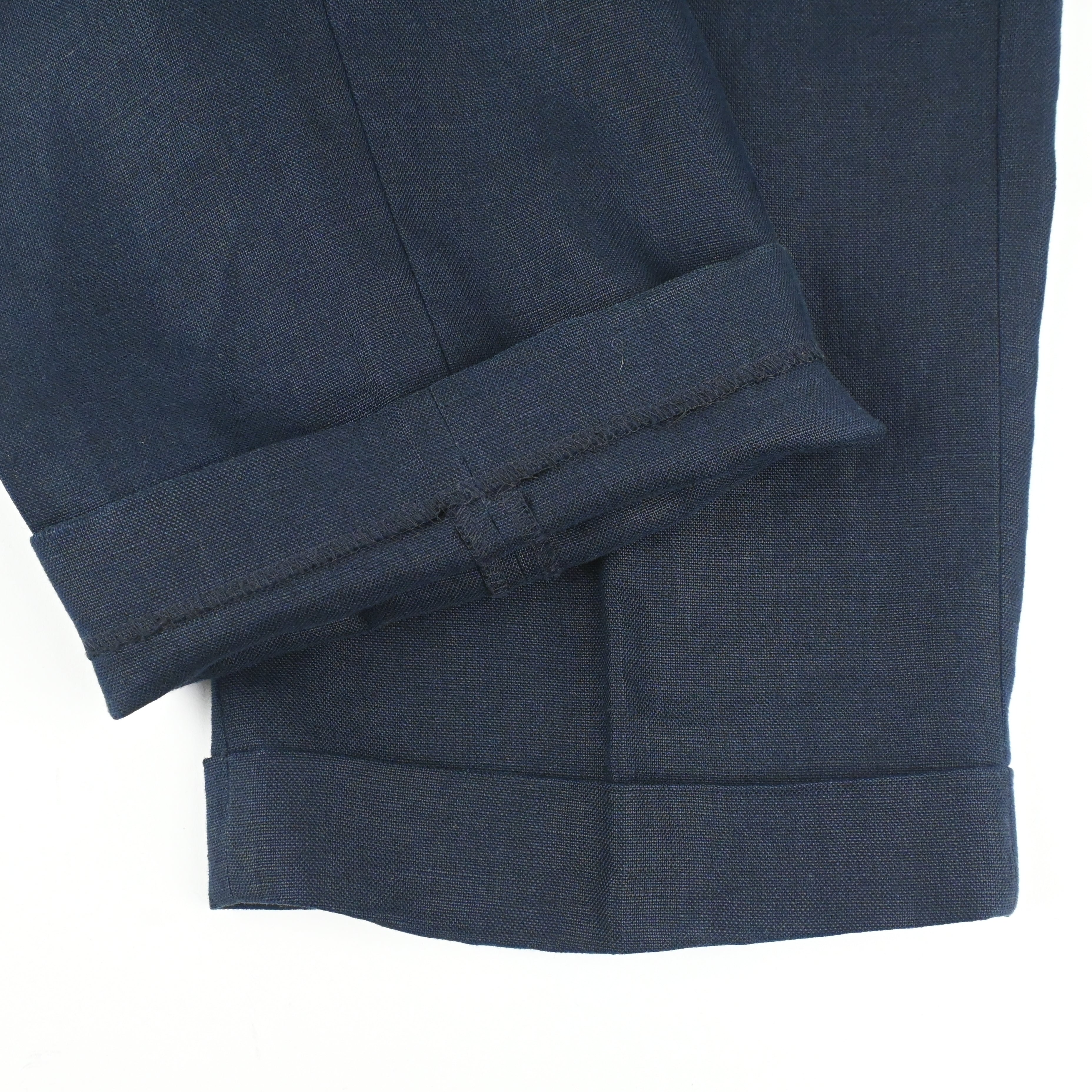 00's BROOKS BROTHERS 100% LINEN 2TUCK SLACKS SIZE W33 L29