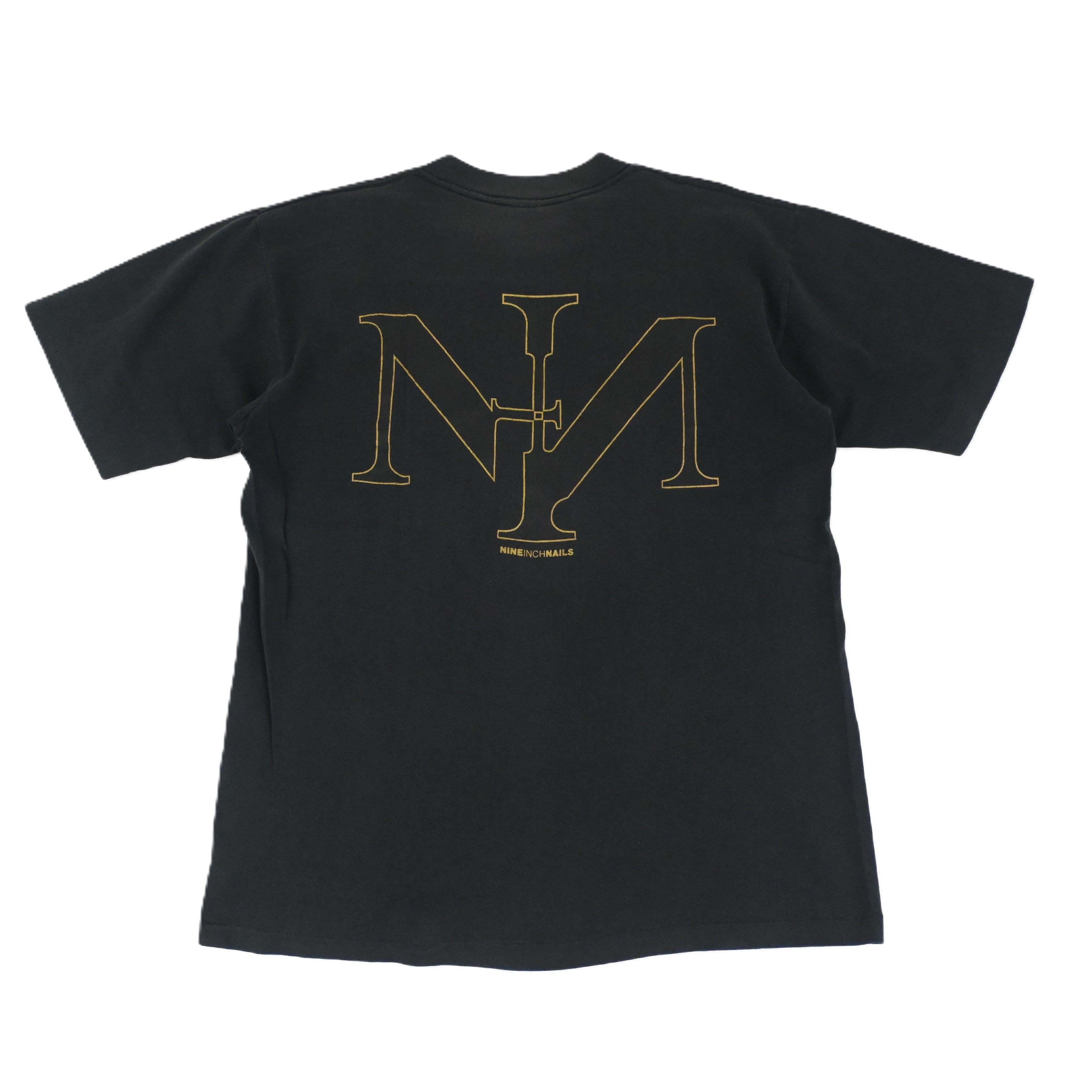 90'S NINE INCH NAILS "SIN" T-SHIRT DESIGNED BY tDR SIZE LARGE