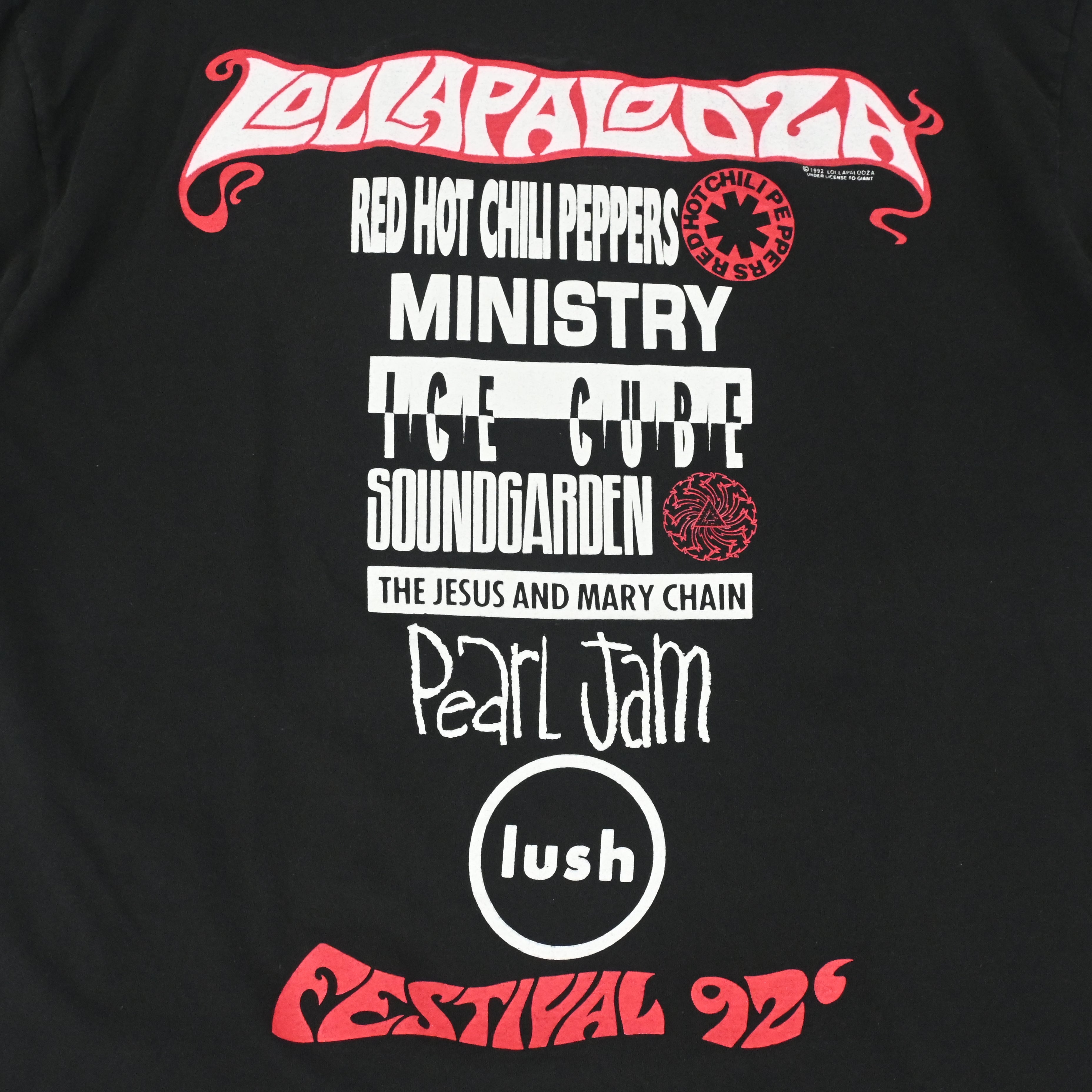 '92 LOLLAPALOOZA T-SHIRT SIZE XL
