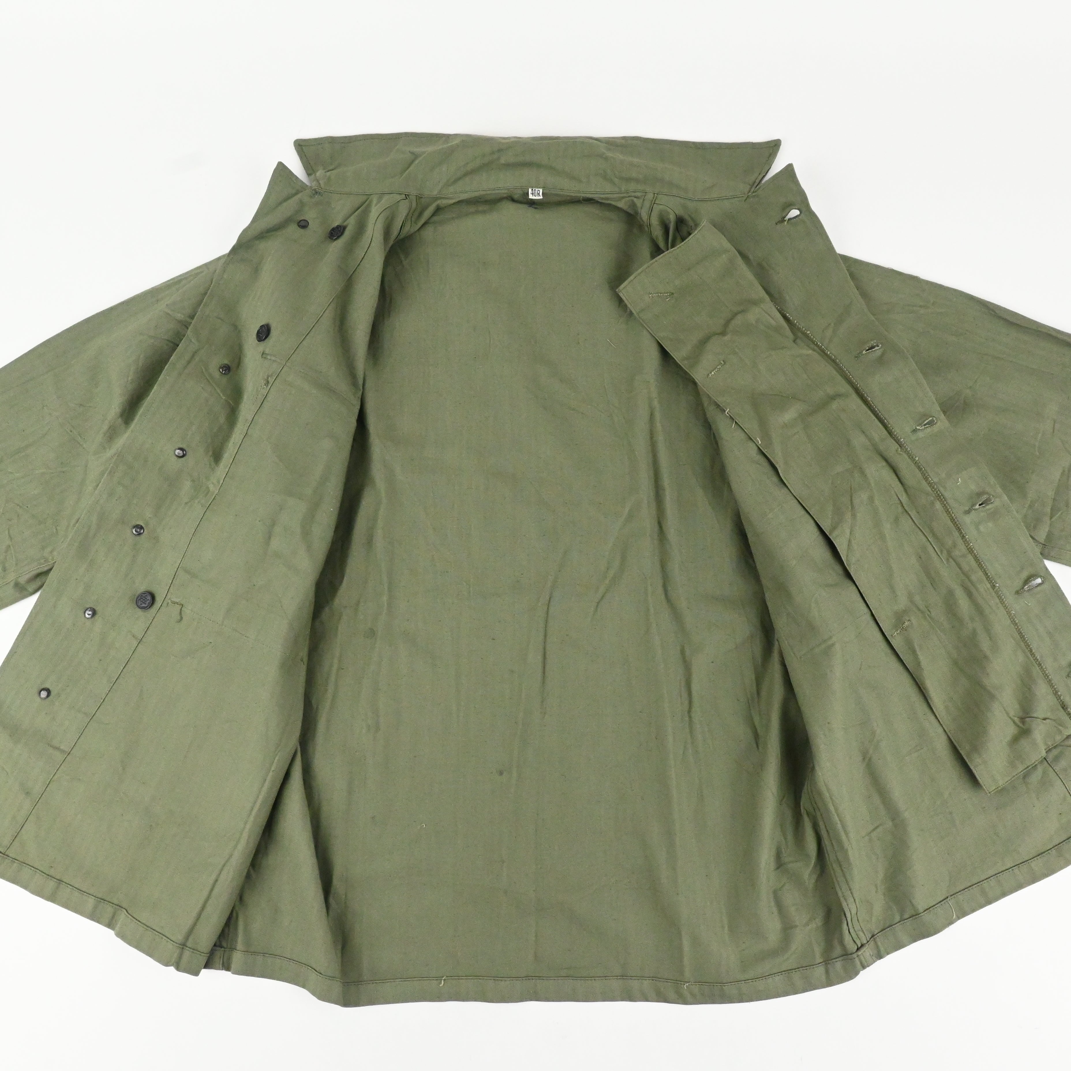 40’s US ARMY M-43 UTILITY JACKET HBT SIZE 40R DEAD STOCK