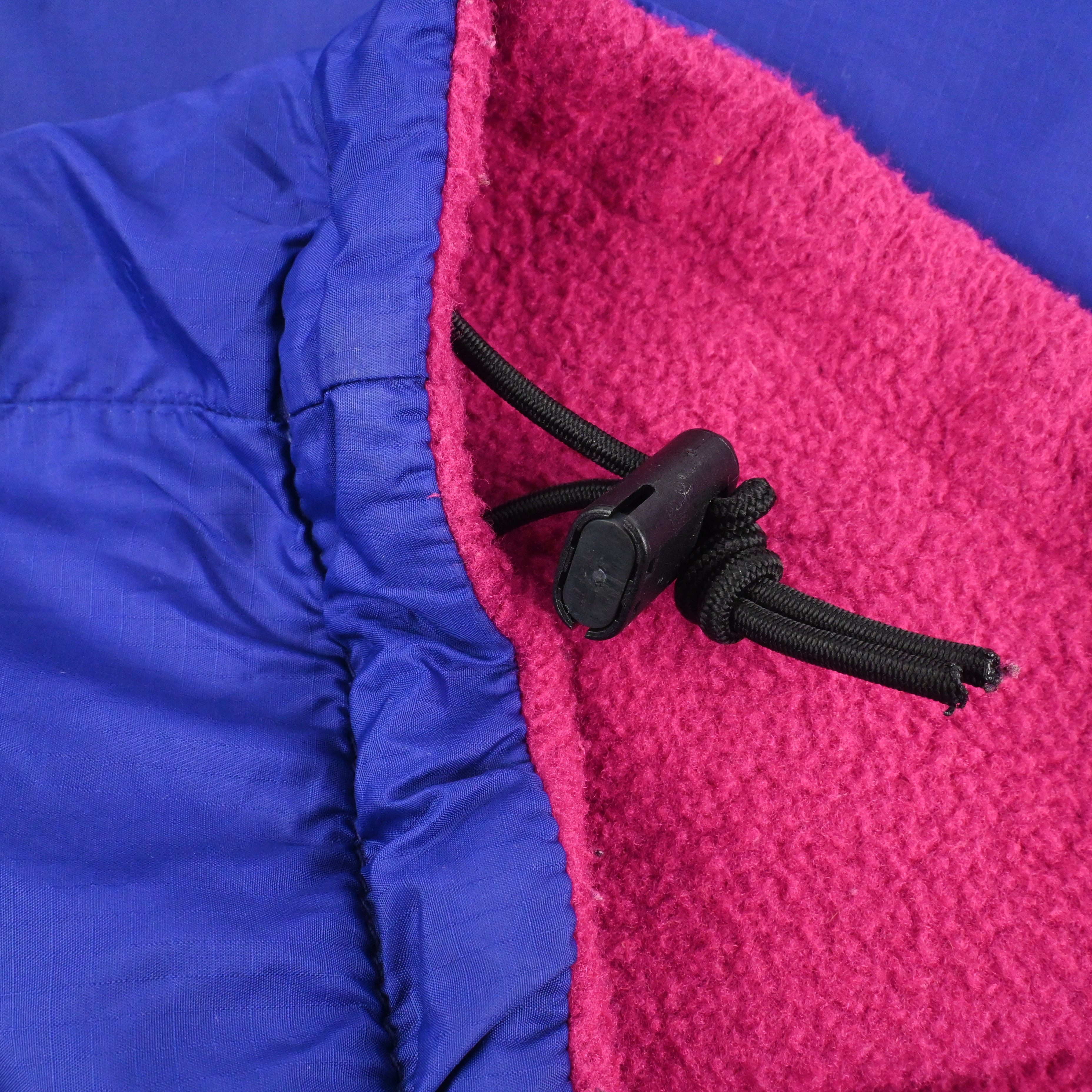 '91 Patagonia REVERSIBLE GLISSADE PULLOVER Bright Blue/Lobster