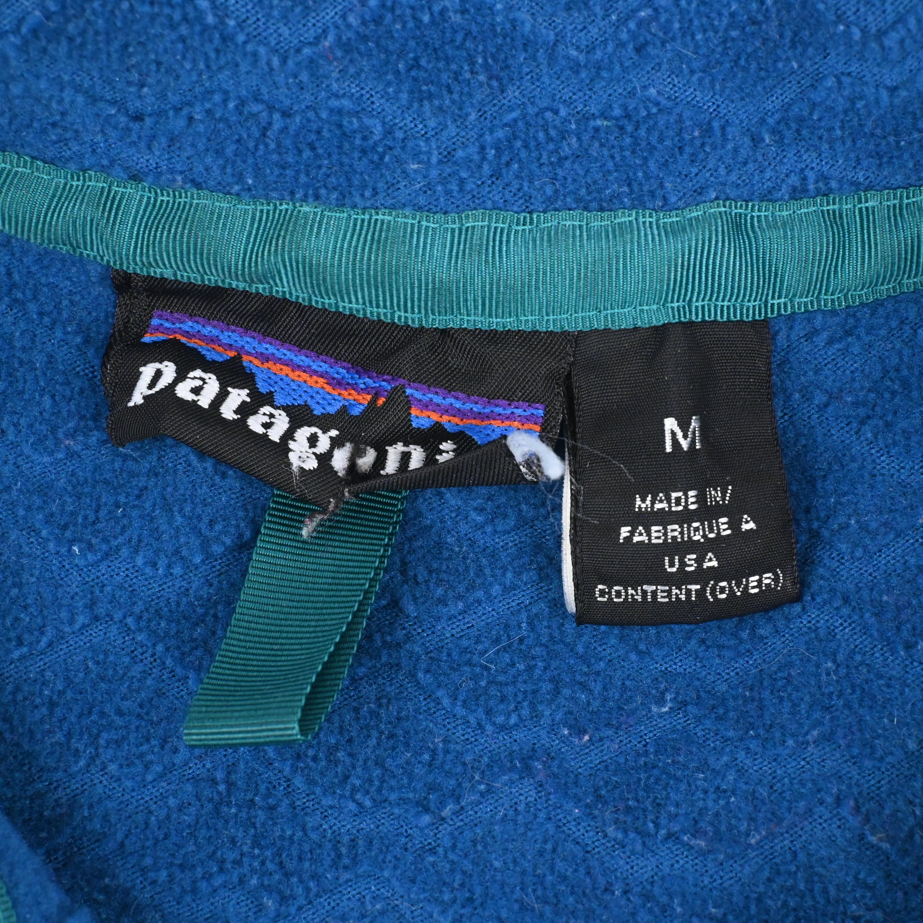 '94 Patagonia SYNCHILLA 3-D SNAP T-NECK Ultramarine