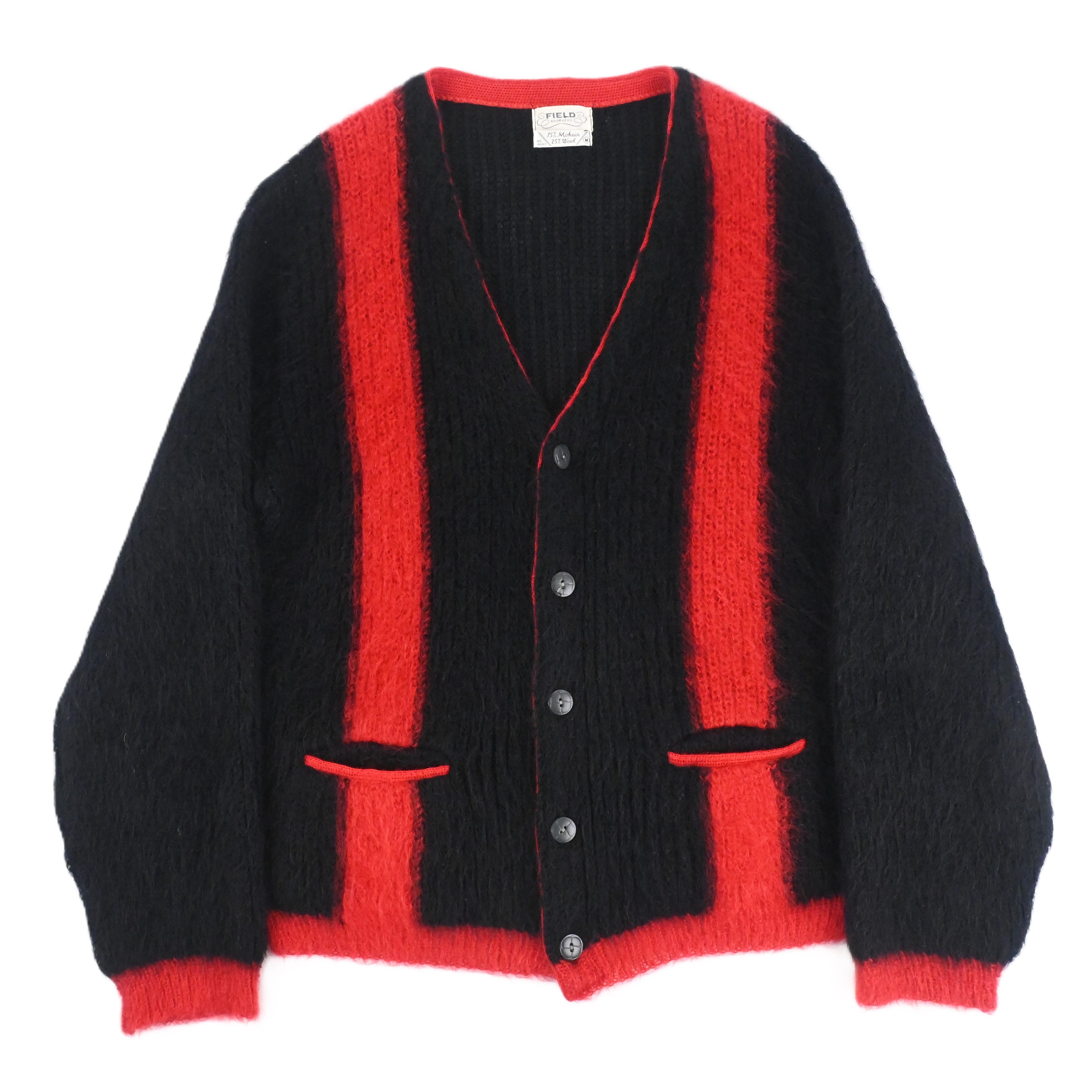 60’s FIELD BROTHERS Mohair Cardigan SIZE M