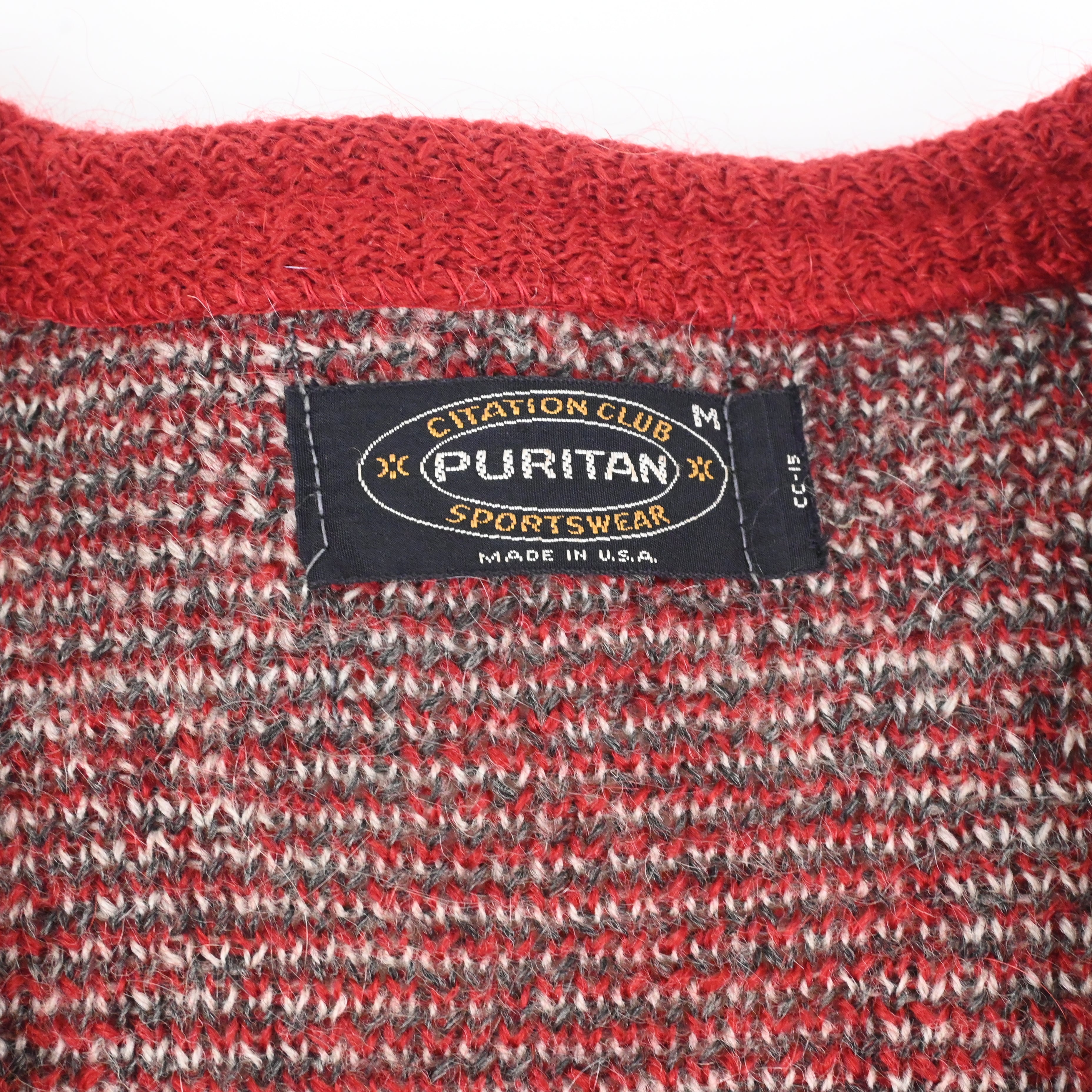 60's PURITAN Mohair Cardigan SIZE M