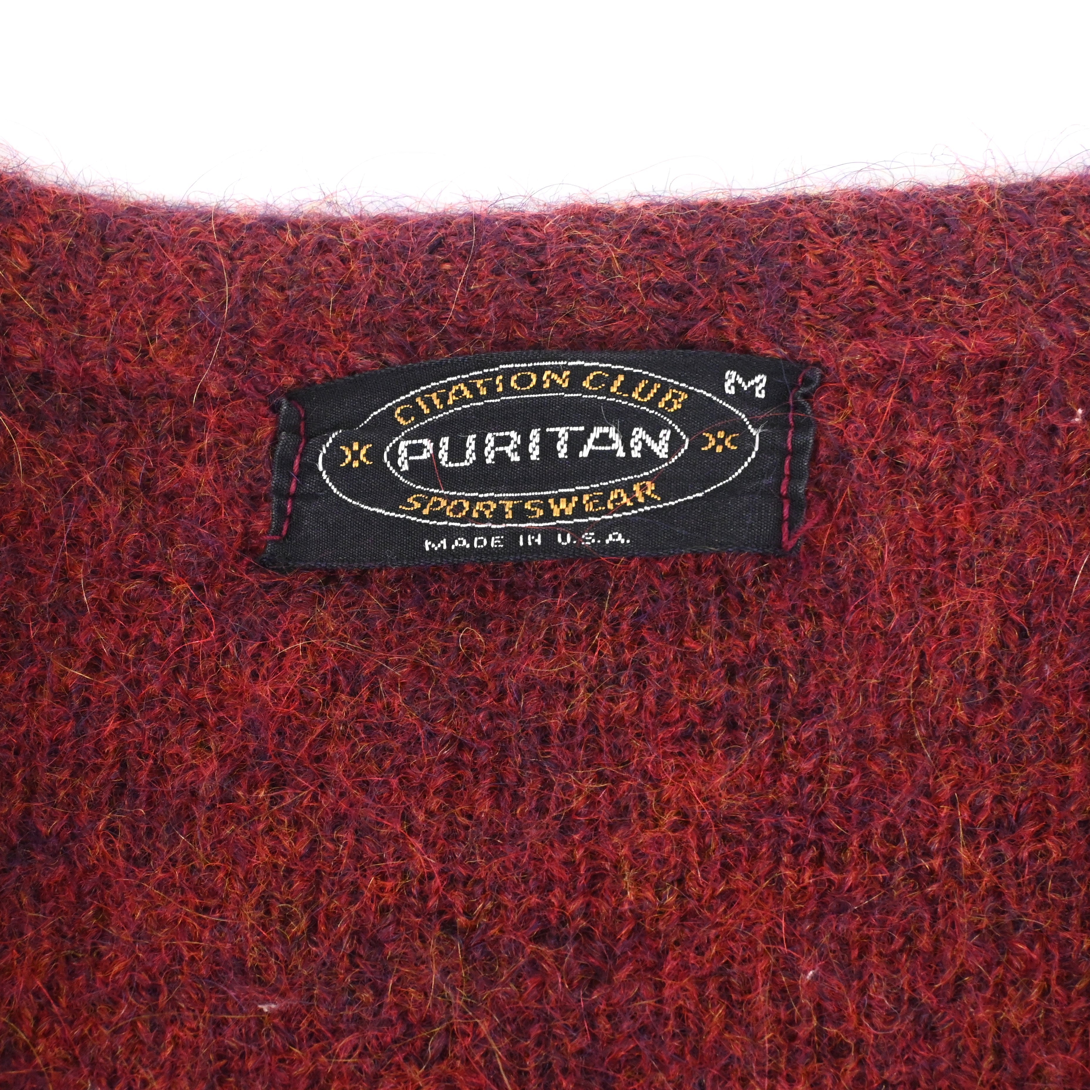 60's PURITAN Mohair Cardigan SIZE M