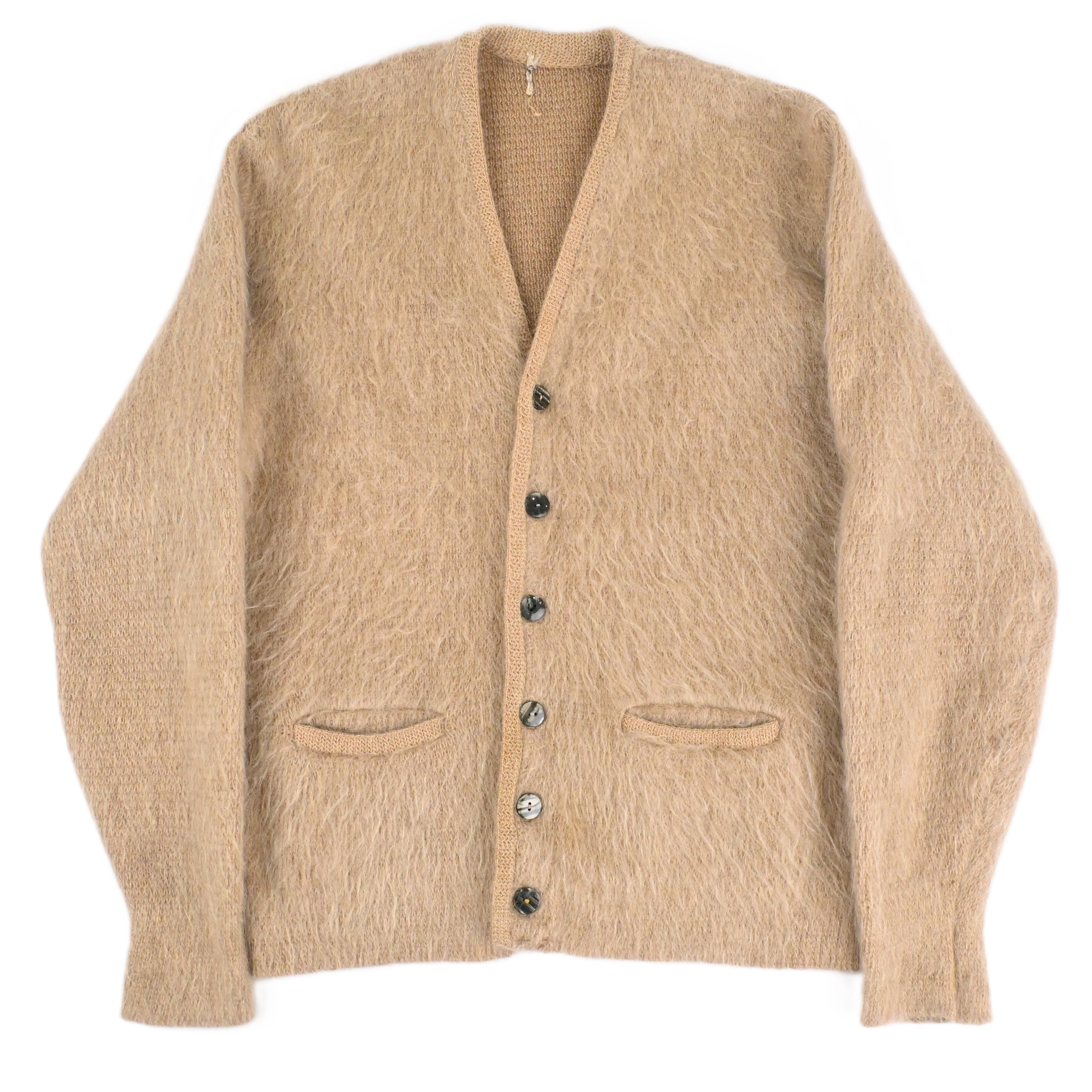 60's Beige Mohair Cardigan