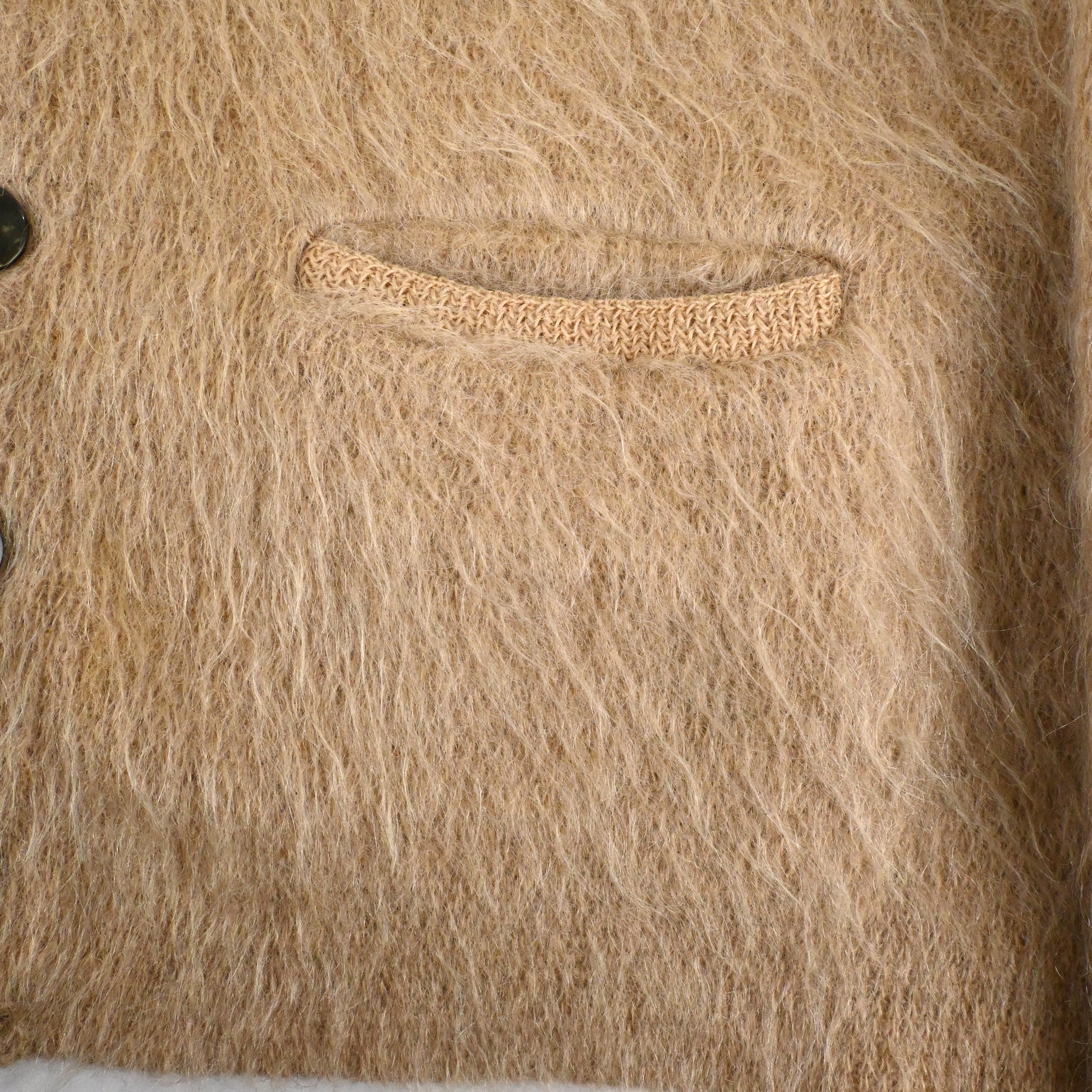 60's Beige Mohair Cardigan