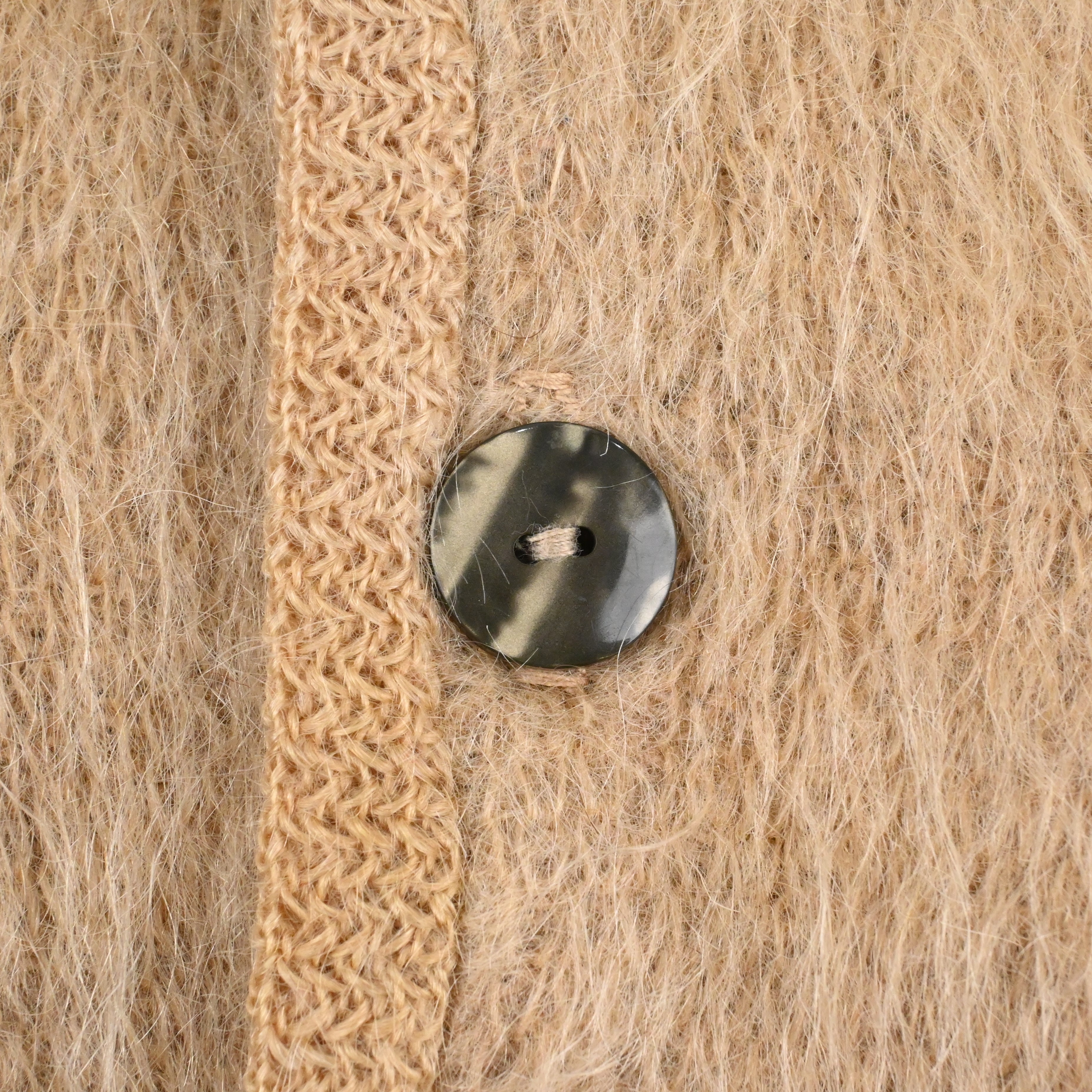 60's Beige Mohair Cardigan