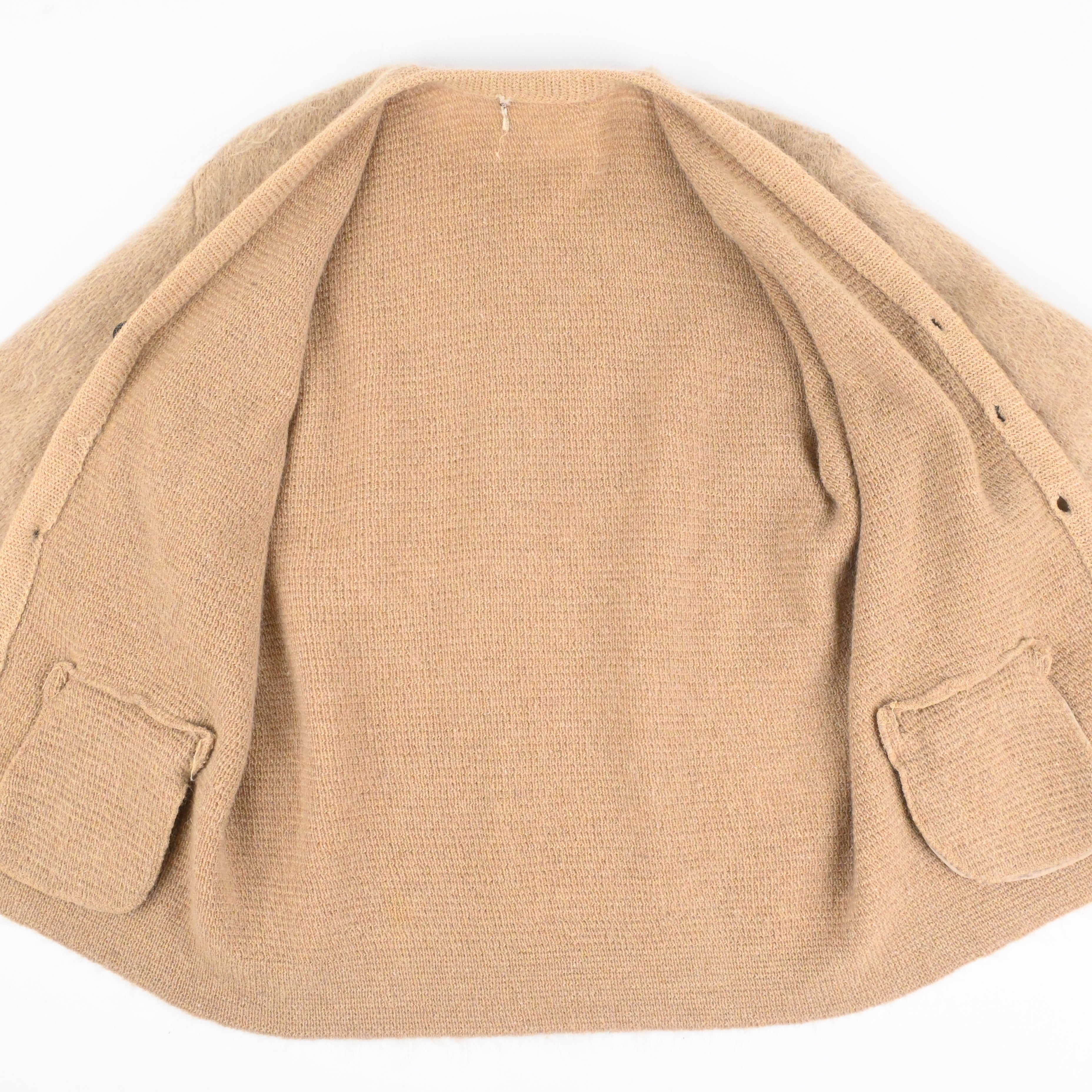 60's Beige Mohair Cardigan