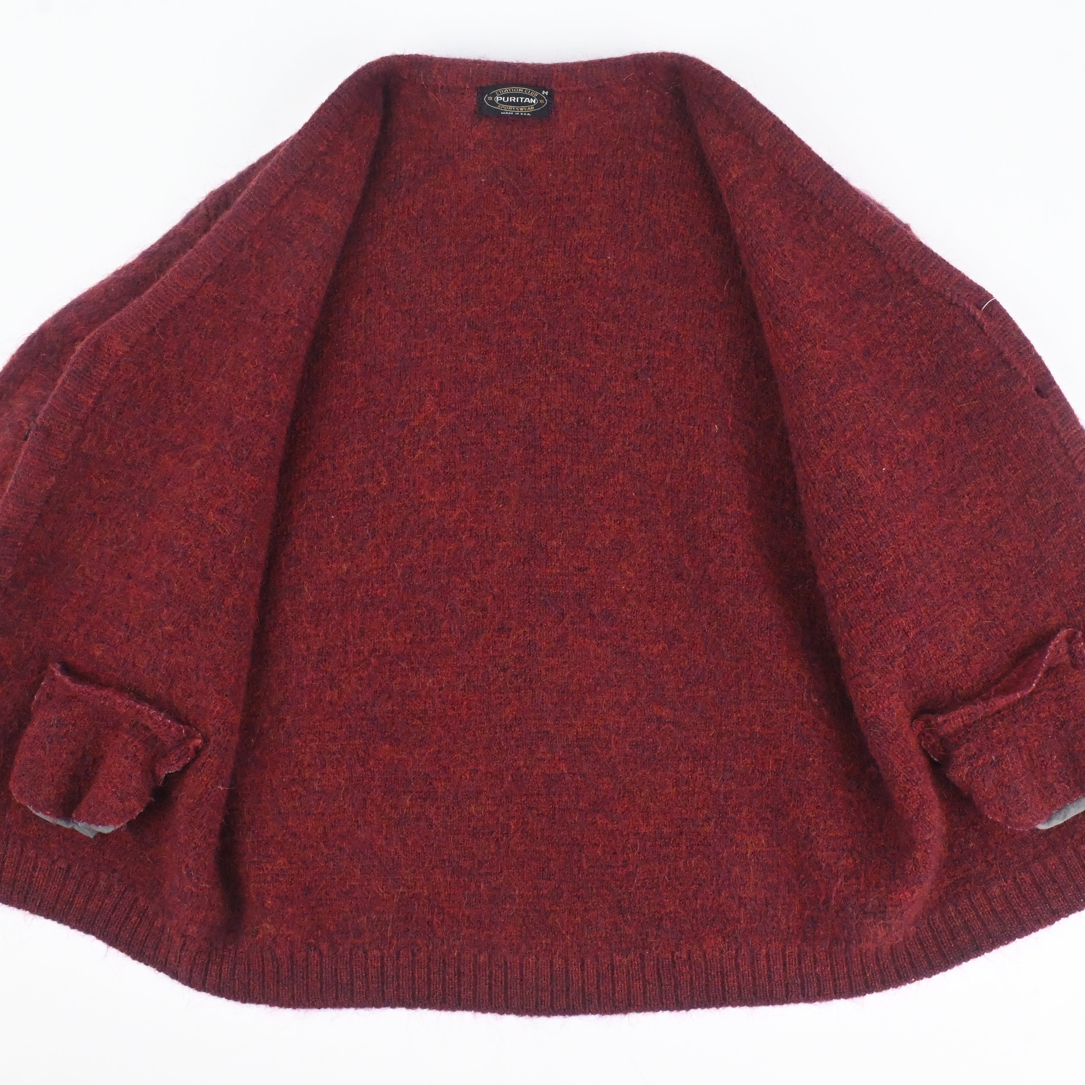 60's PURITAN Mohair Cardigan SIZE M