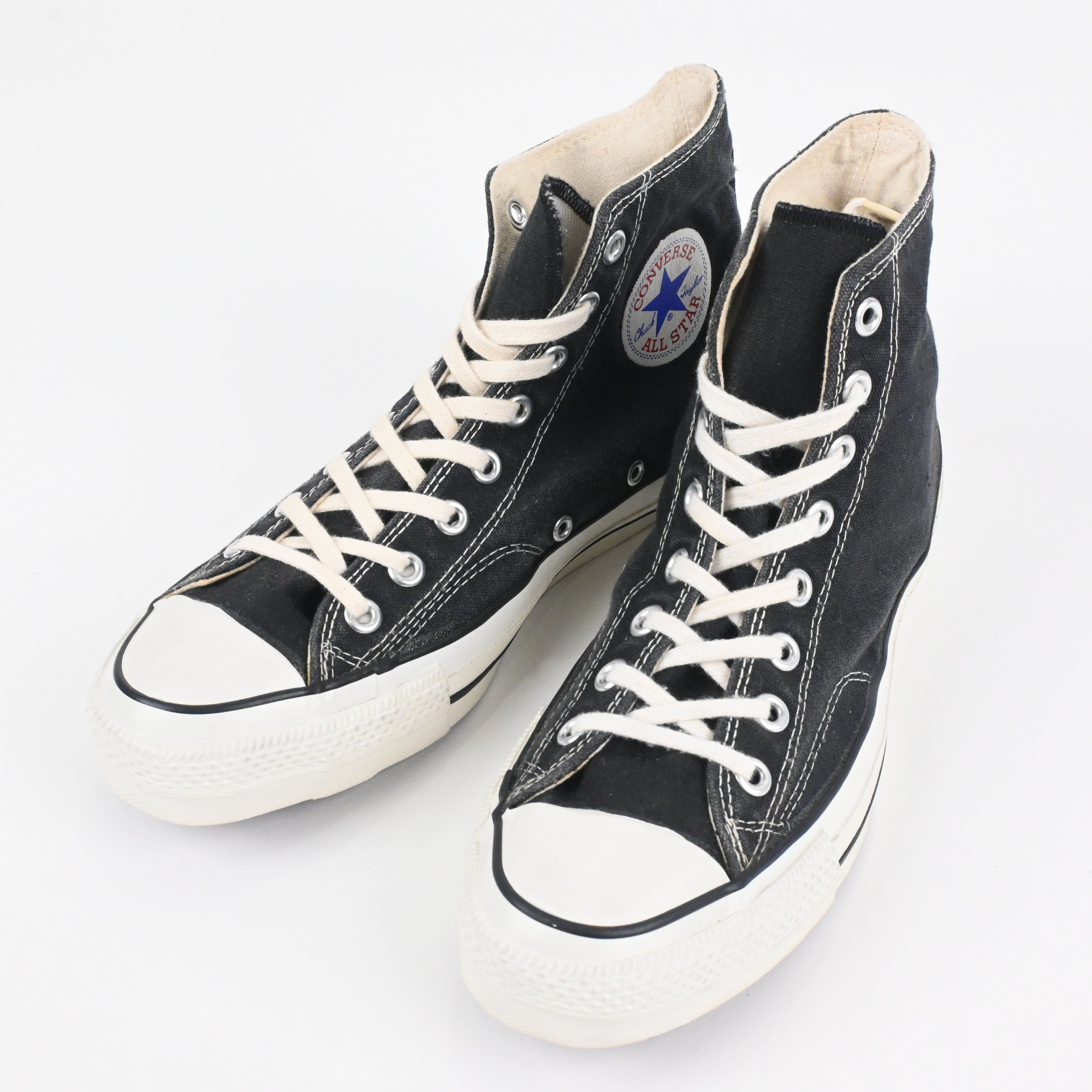 70's Converse ALL STAR HI Black SIZE 8 DEAD STOCK