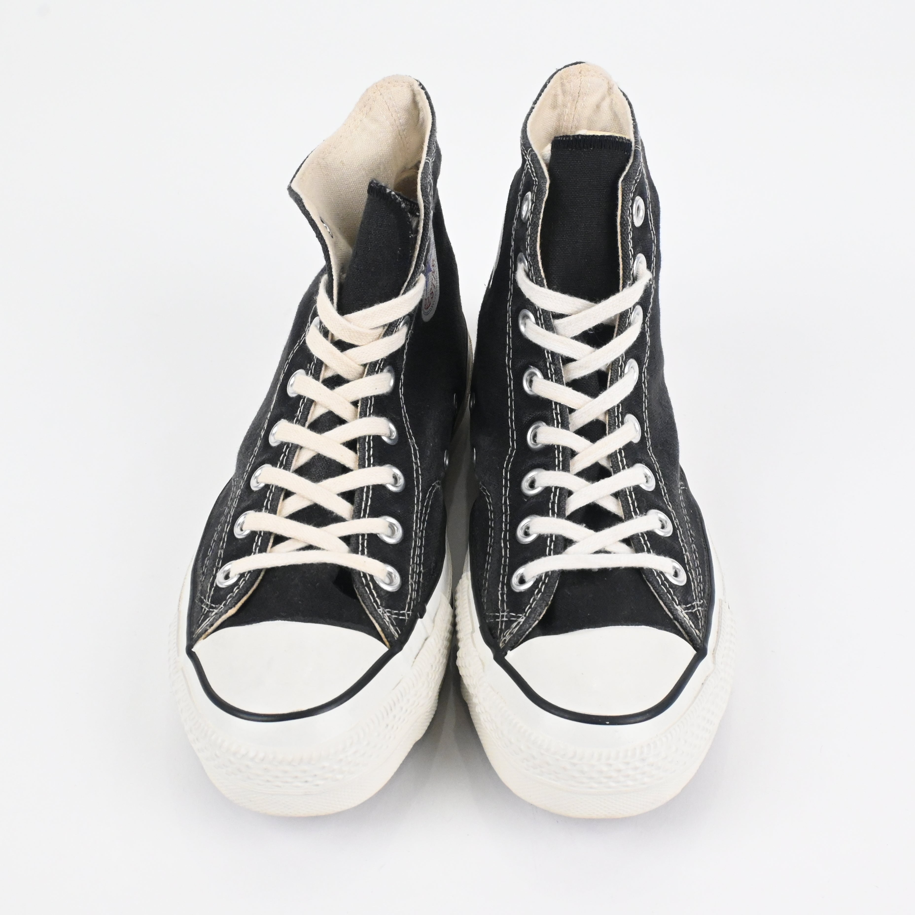 70's Converse ALL STAR HI Black SIZE 8 DEAD STOCK