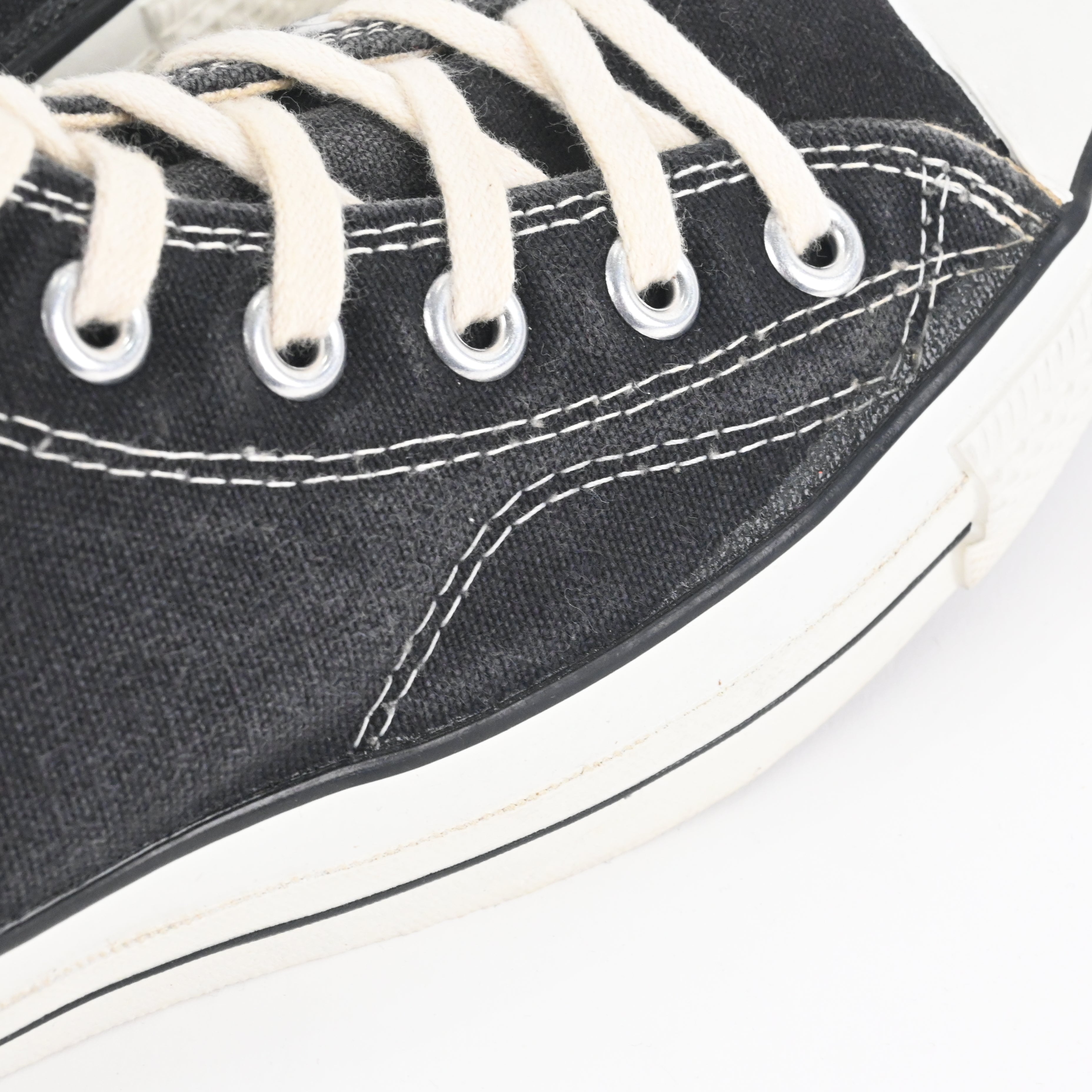 70's Converse ALL STAR HI Black SIZE 8 DEAD STOCK