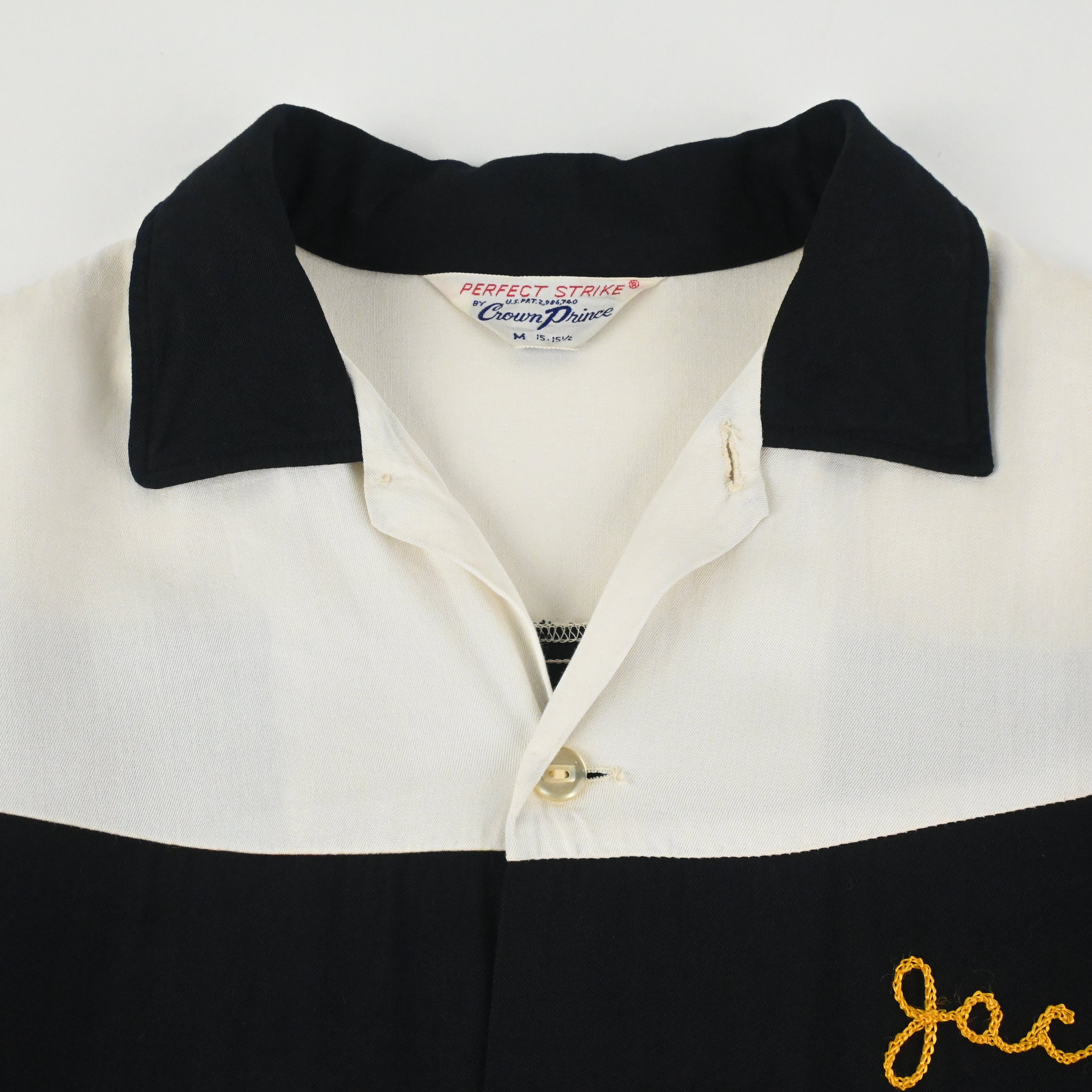 50’s PERFECT STRIKE BY CROWN PRINCE BOWLING SHIRTS SIZE M