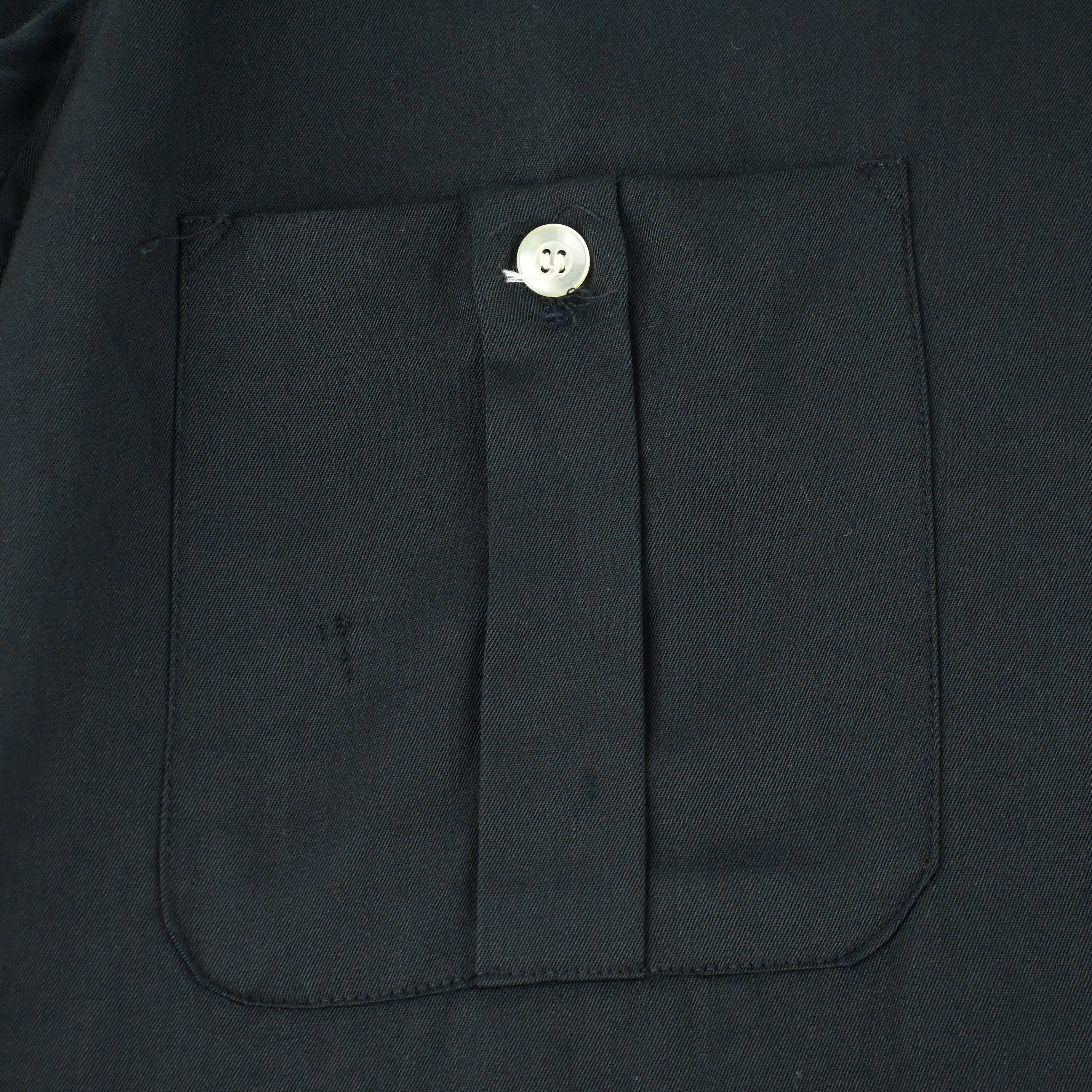 60's HILTON BOWLING SHIRT BLACK SIZE S