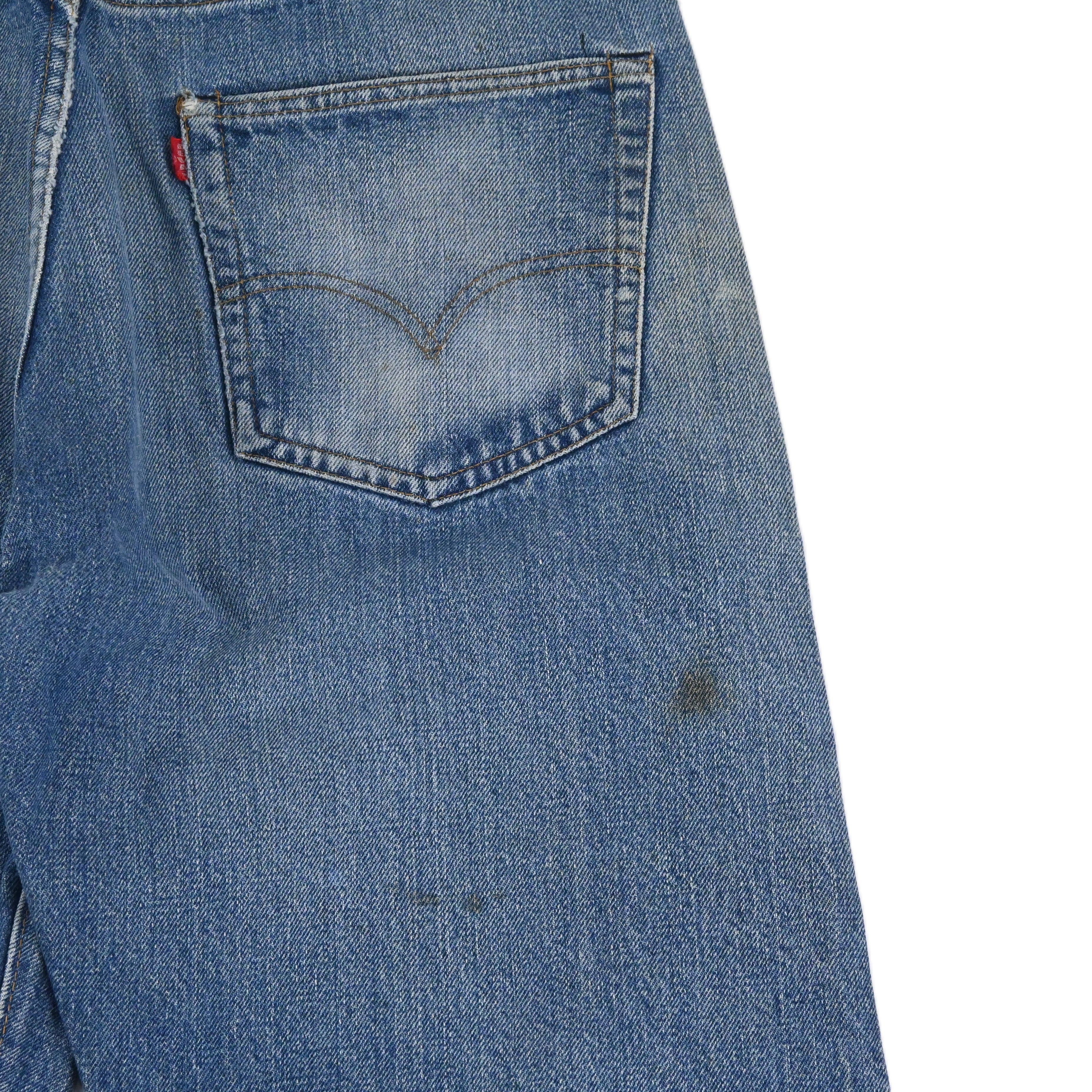 70's Levi's 501 66mod single W34 L28