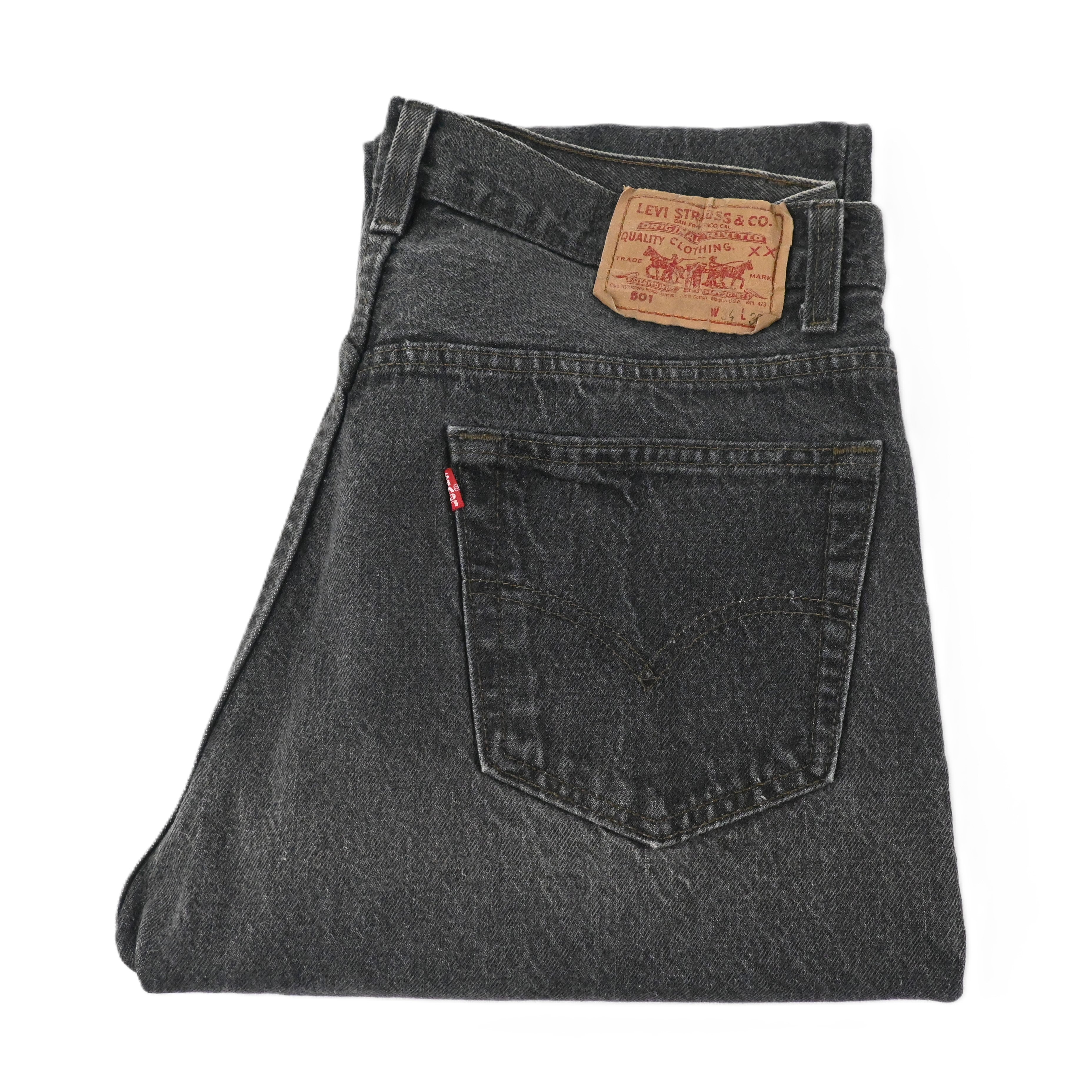 90's LEVI'S 501-0658 BLACK W34 L29