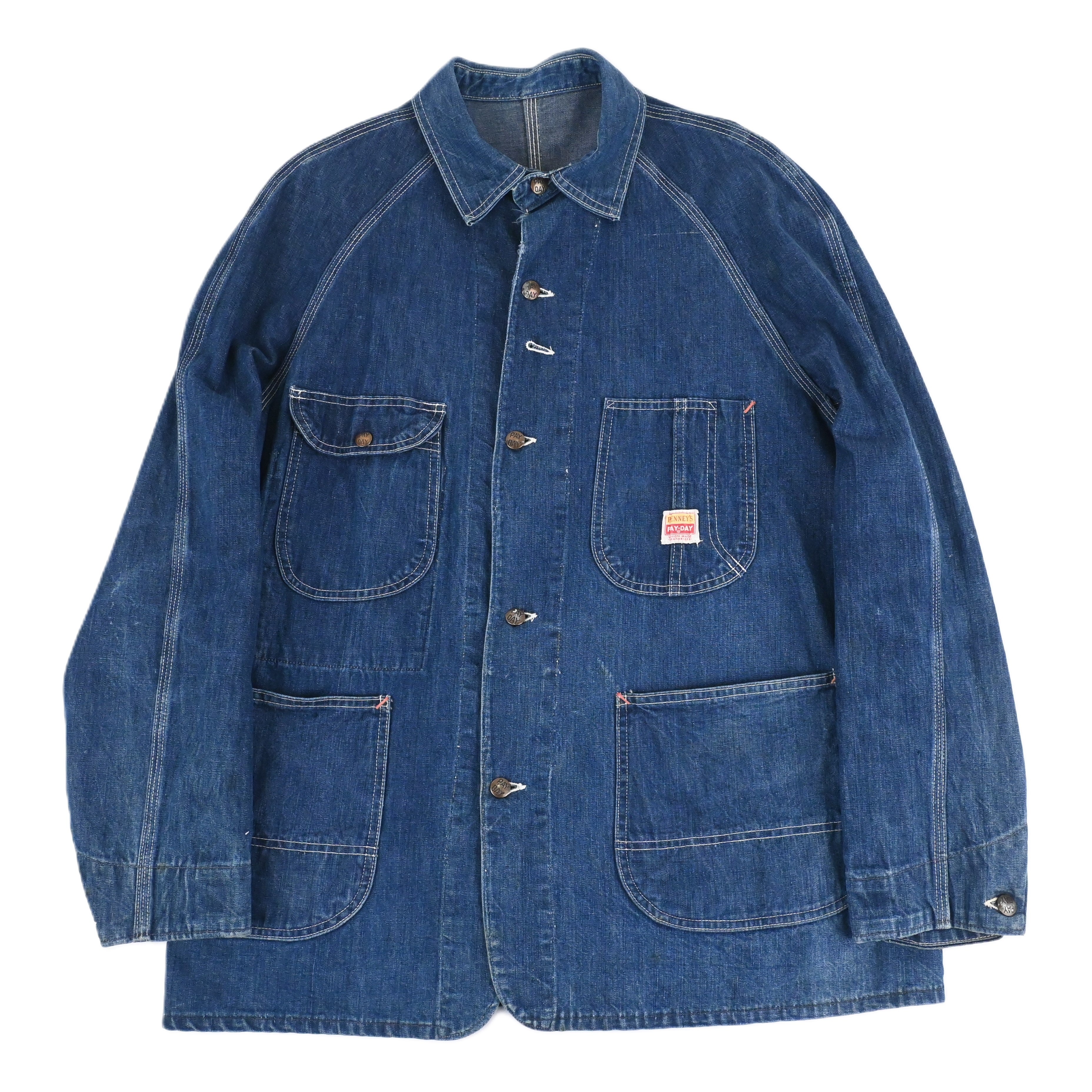 50's PAYDAY denim chore jacket SIZE 42