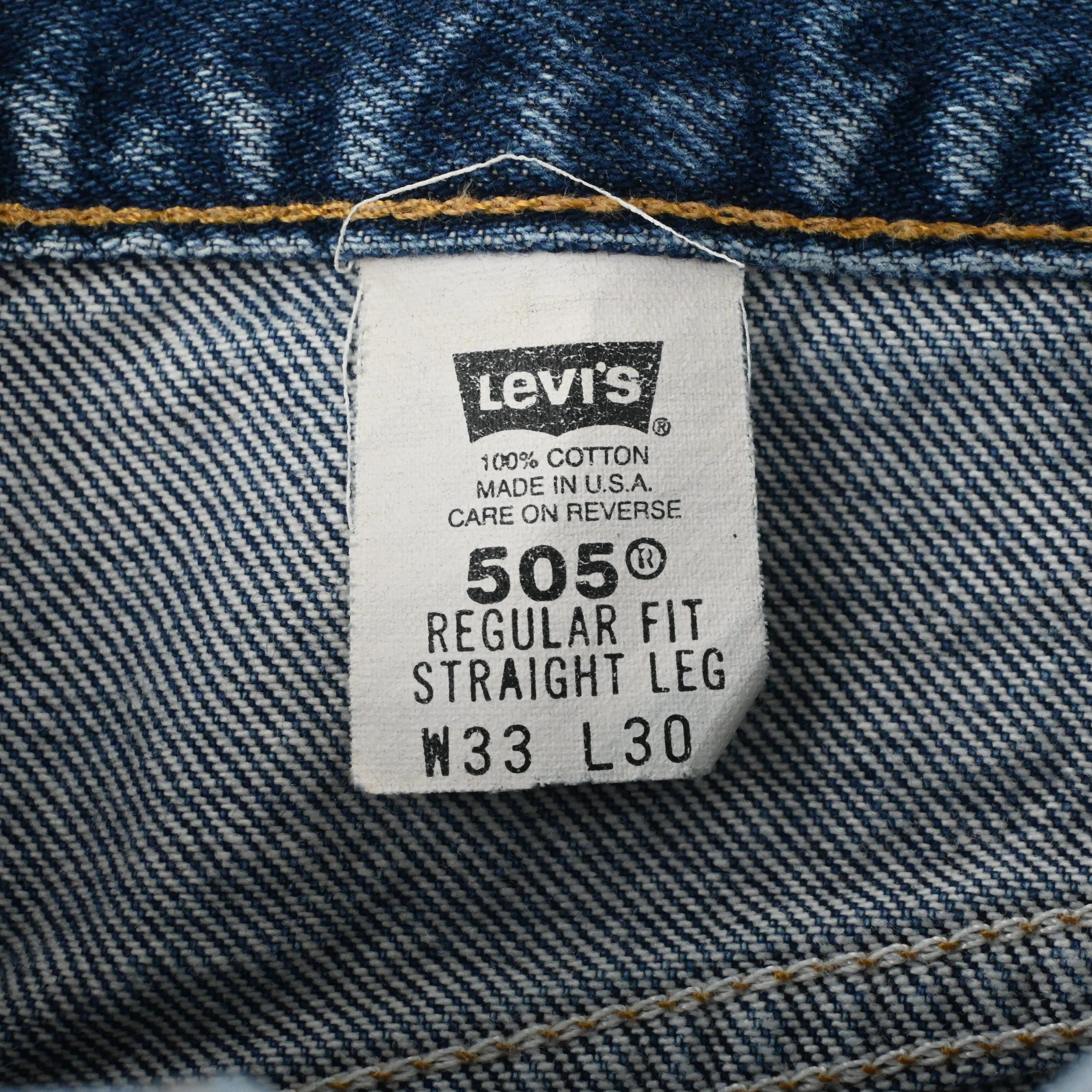 '02 LEVI'S 505-0216 W33 L30