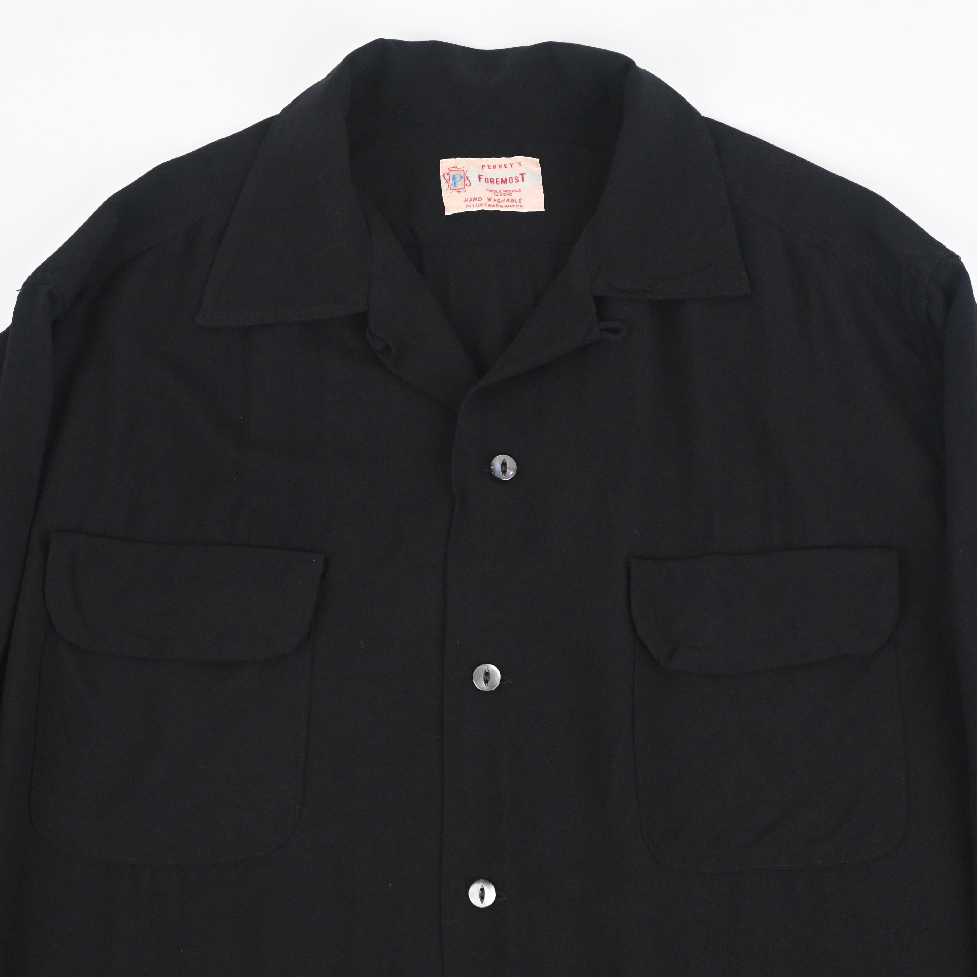 Foremost Original Black Rayon Shirt