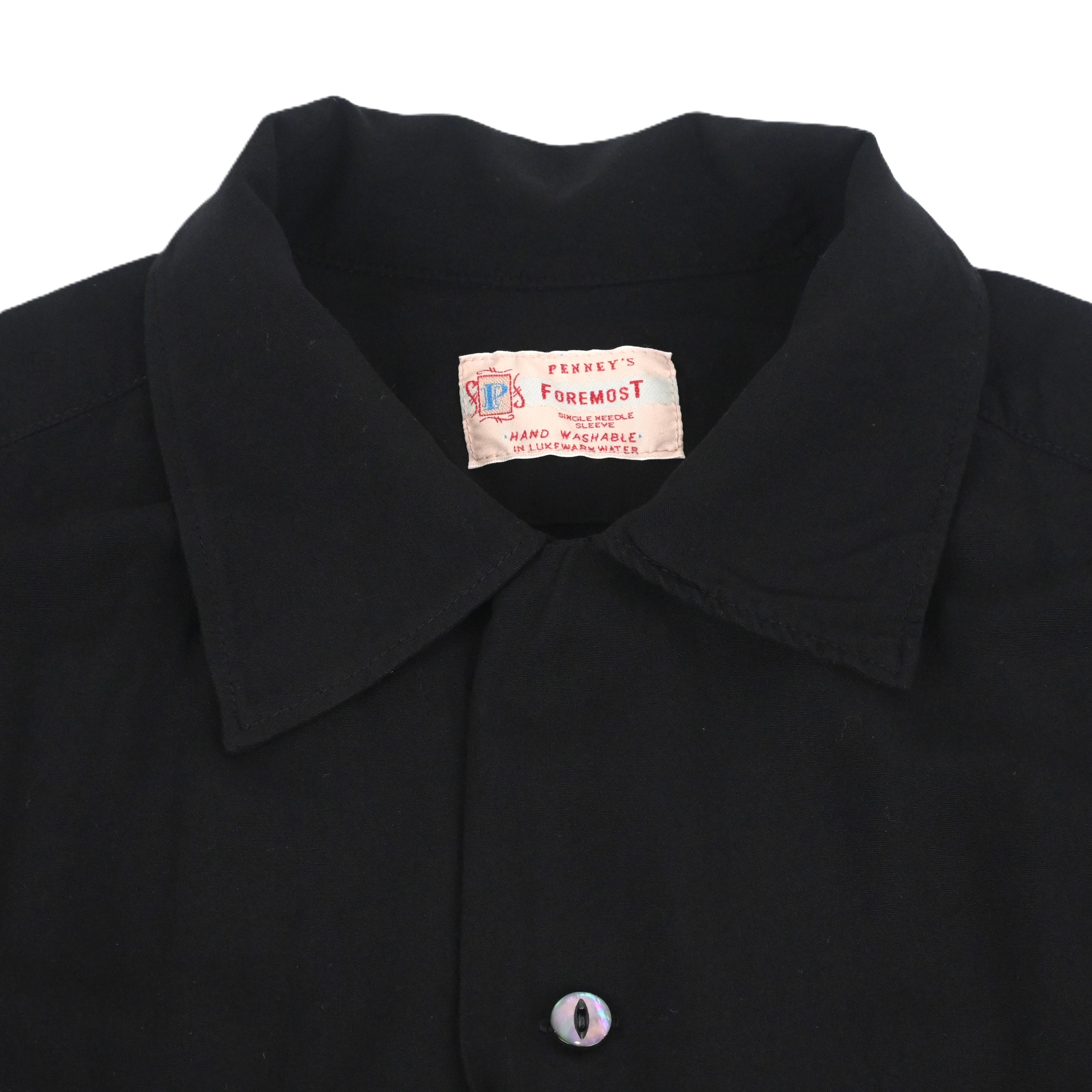 Foremost Original Black Rayon Shirt