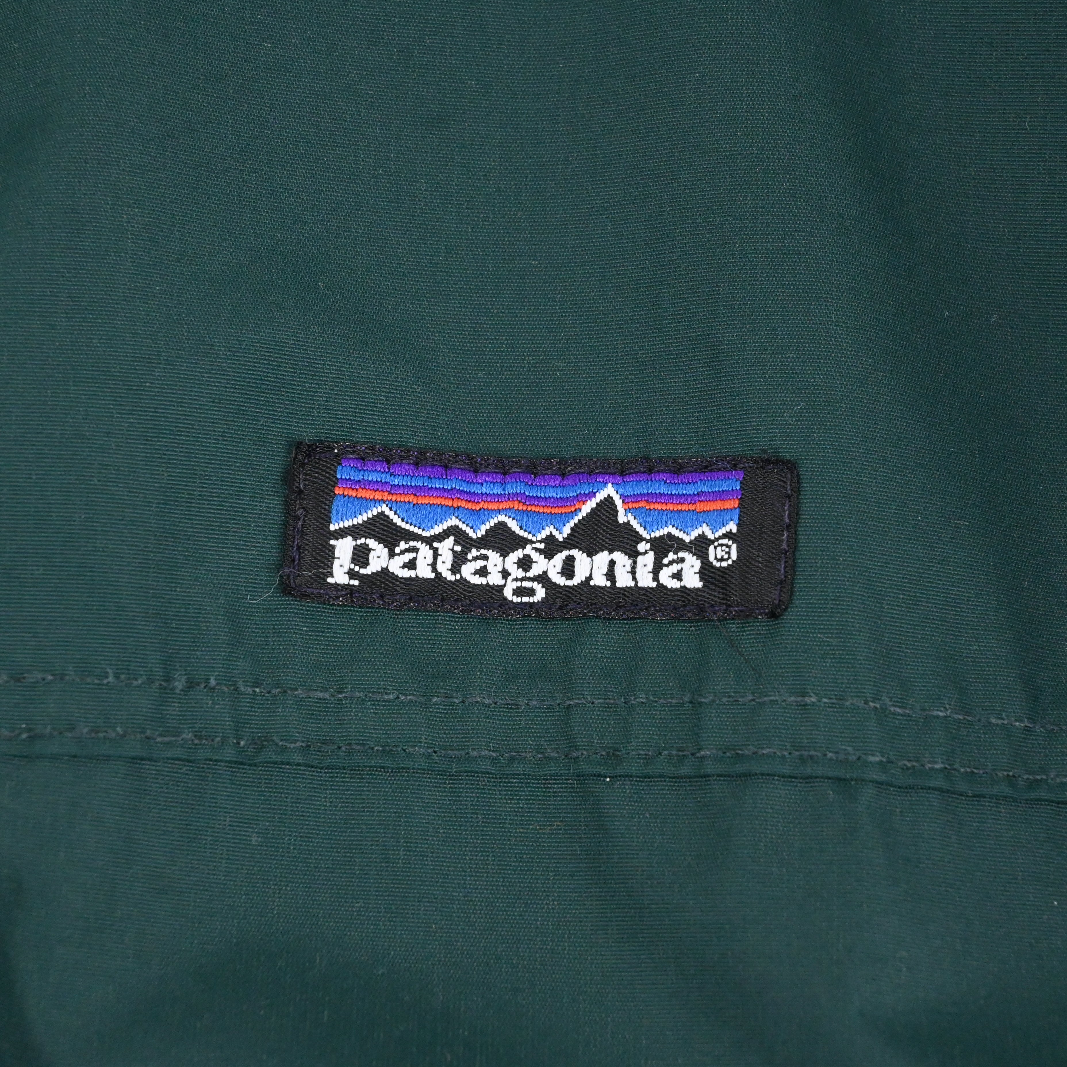 '93 patagonia SHELLED SYNCHILLA JACKET SIZE M Hunter Green/Charcoal