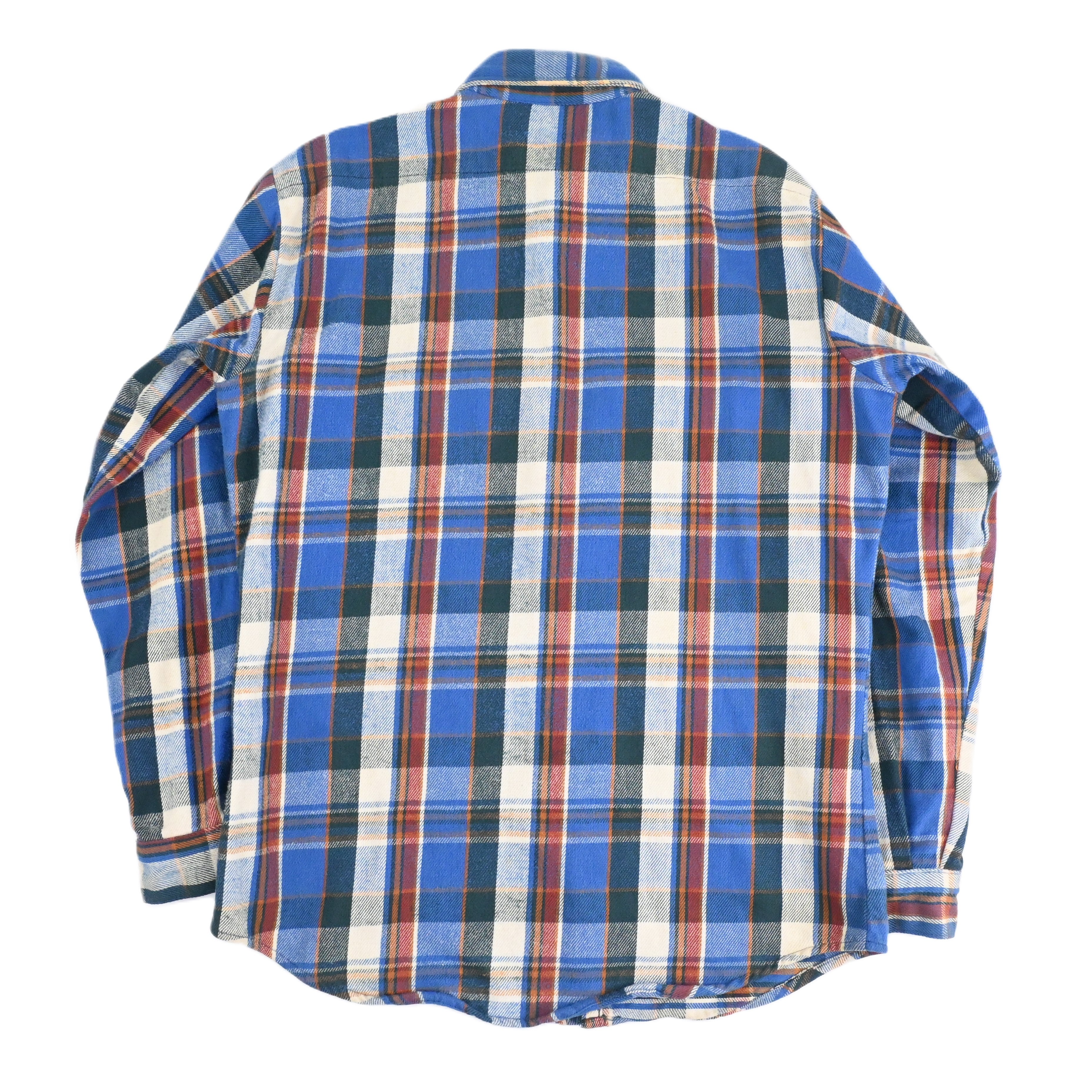80's FIVE BROTHER FLANNEL L/S SHIRT SIZE L-TALL