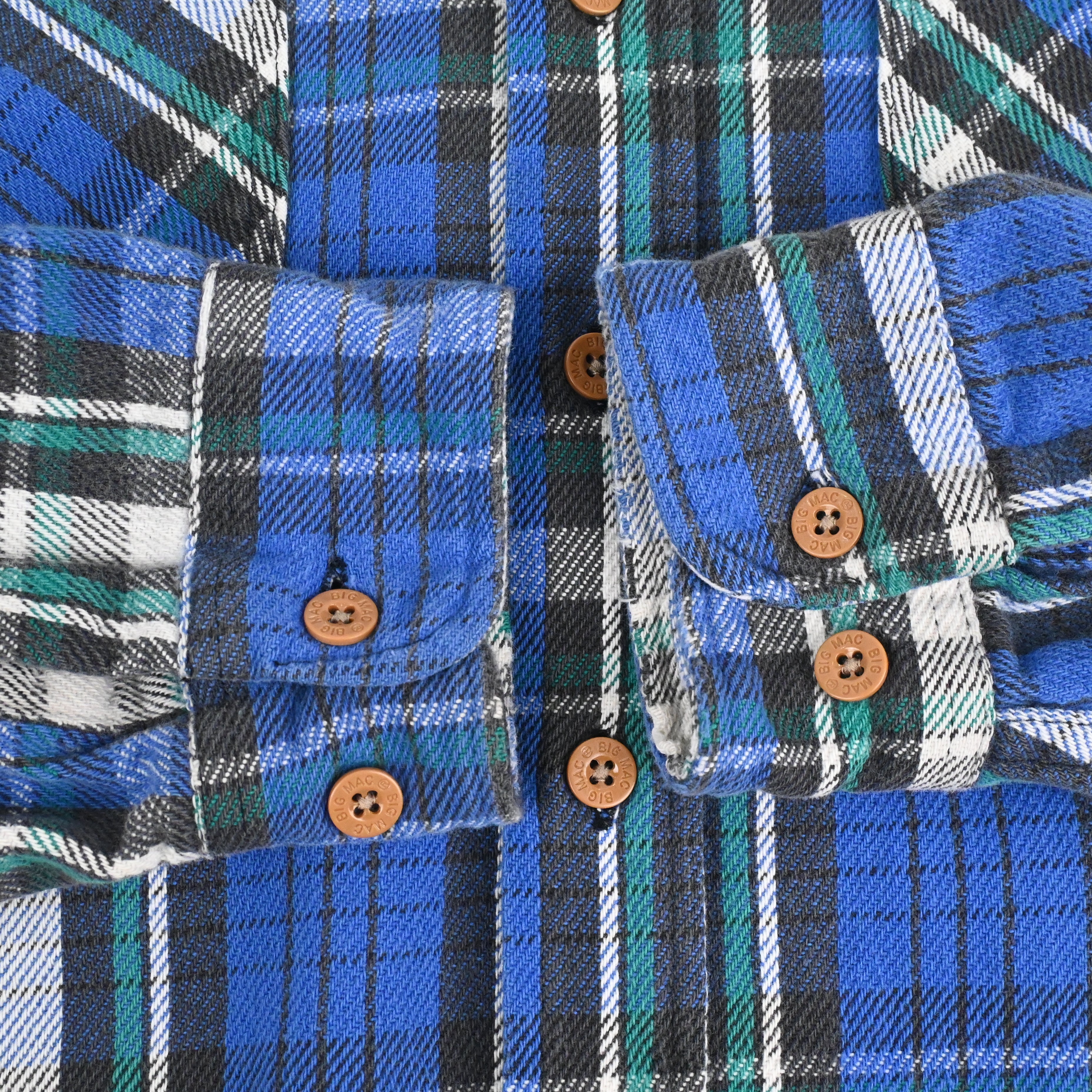 90's BIG MAC FLANNEL L/S SHIRT SIZE XL-REG