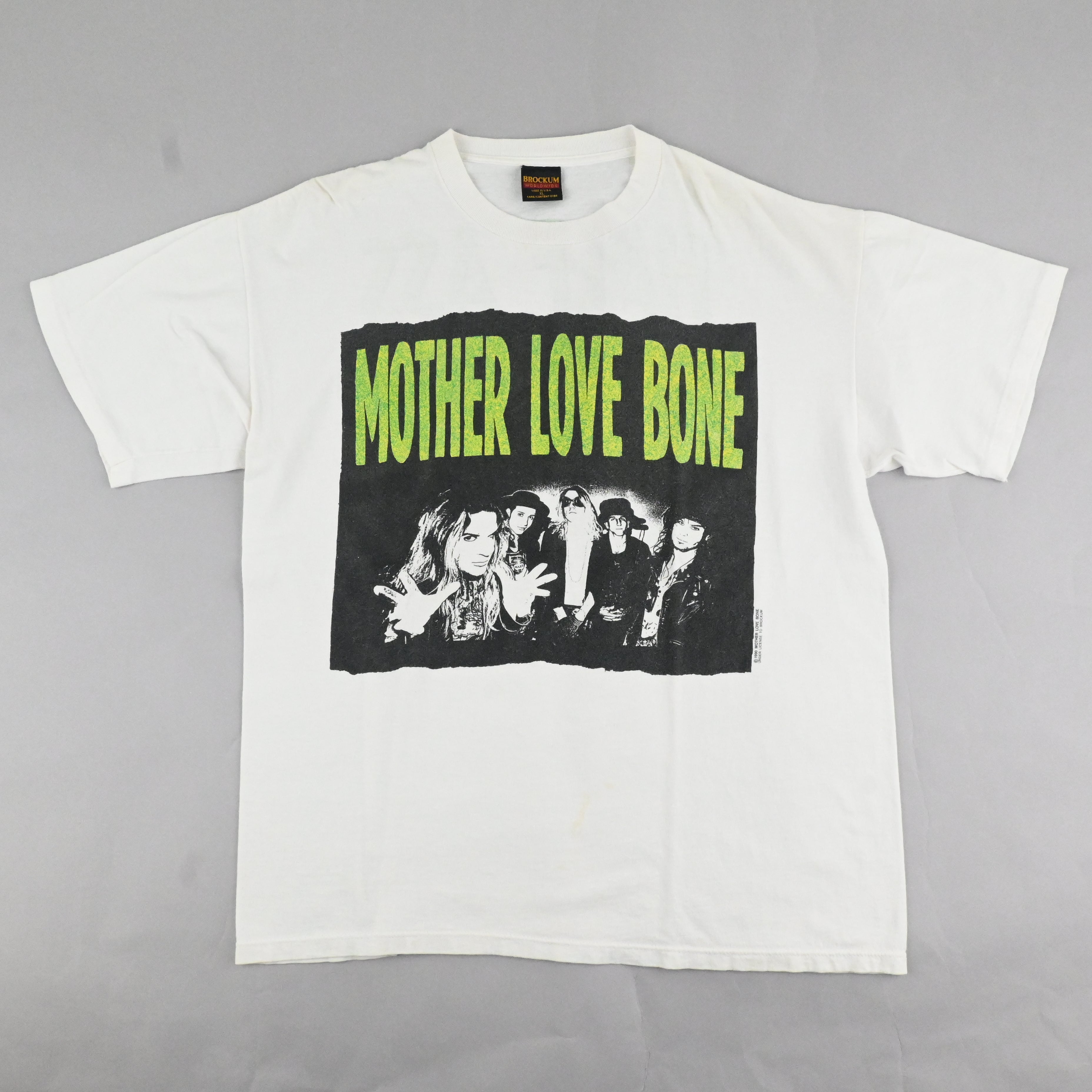 90© MOTHER LOVE BONE "HALF ASS MONKEY BOY" T-SHIRT SIZE XL