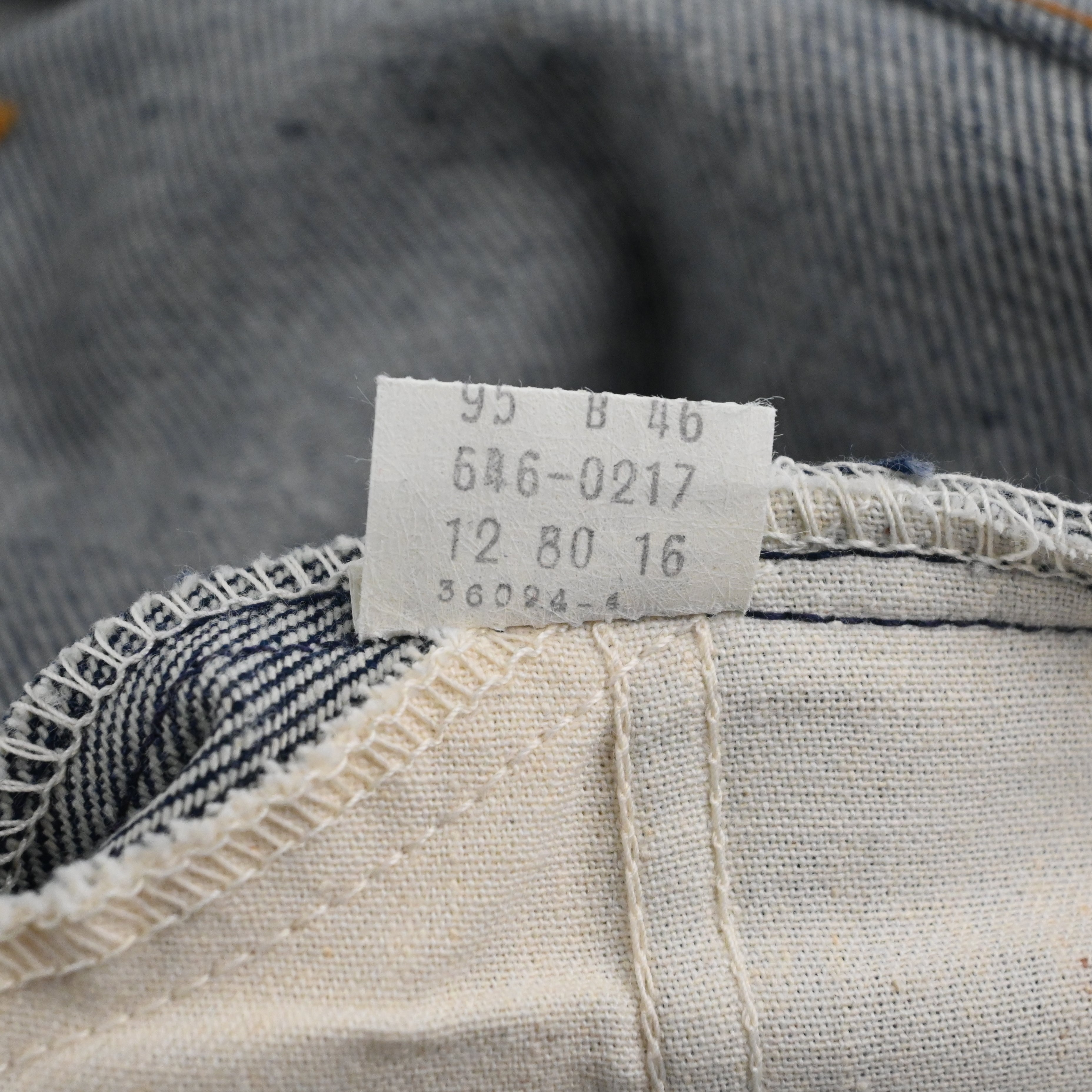 ’80 Levi's 646-0217 DEAD STOCK W32 L29