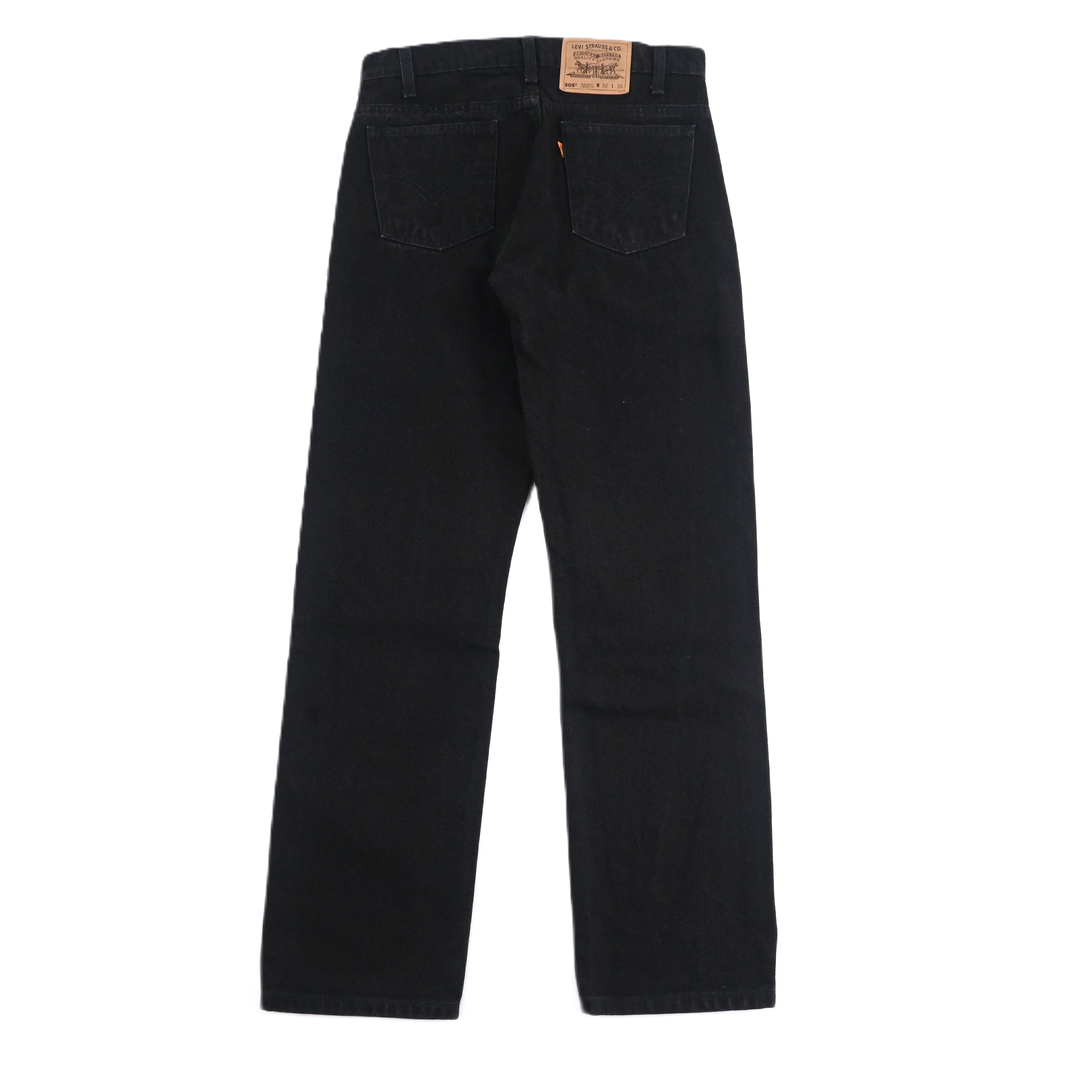 90's~ Levi's 505 Black SIZE W32 L30