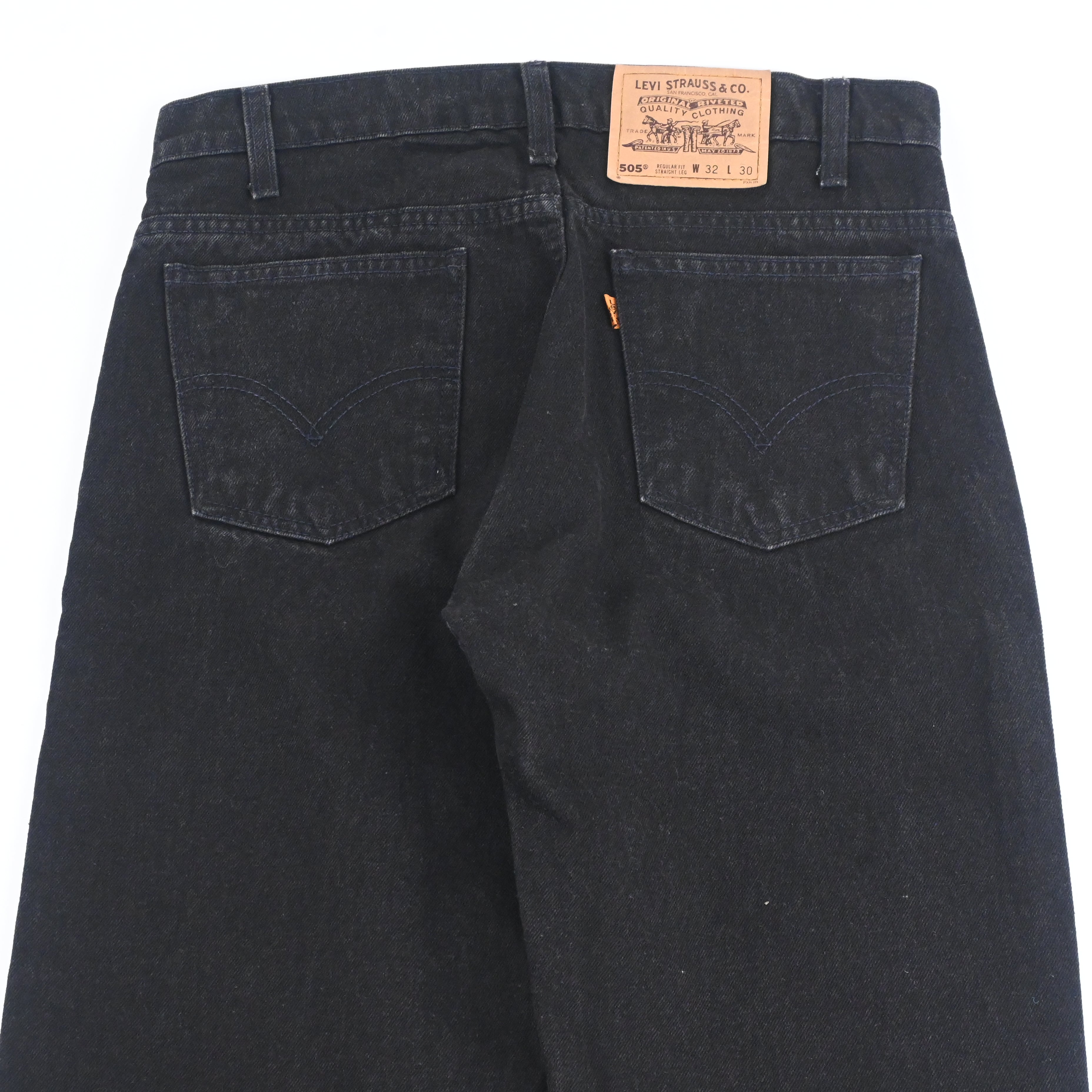 90's~ Levi's 505 Black SIZE W32 L30