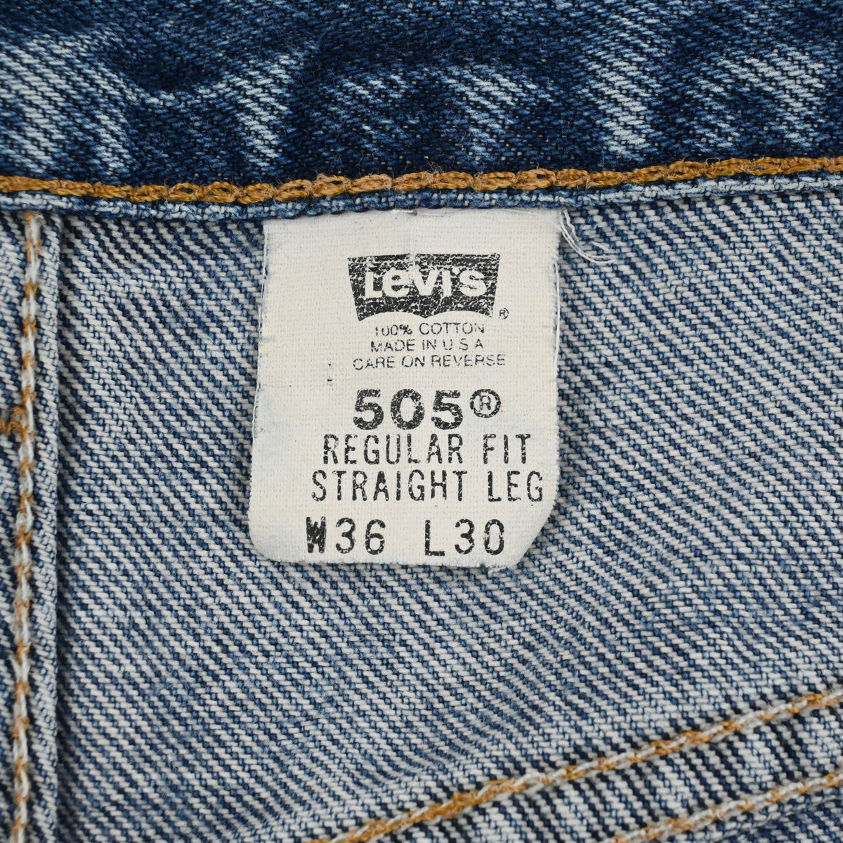 '02 LEVI'S 505-0216 SIZE W36 L30