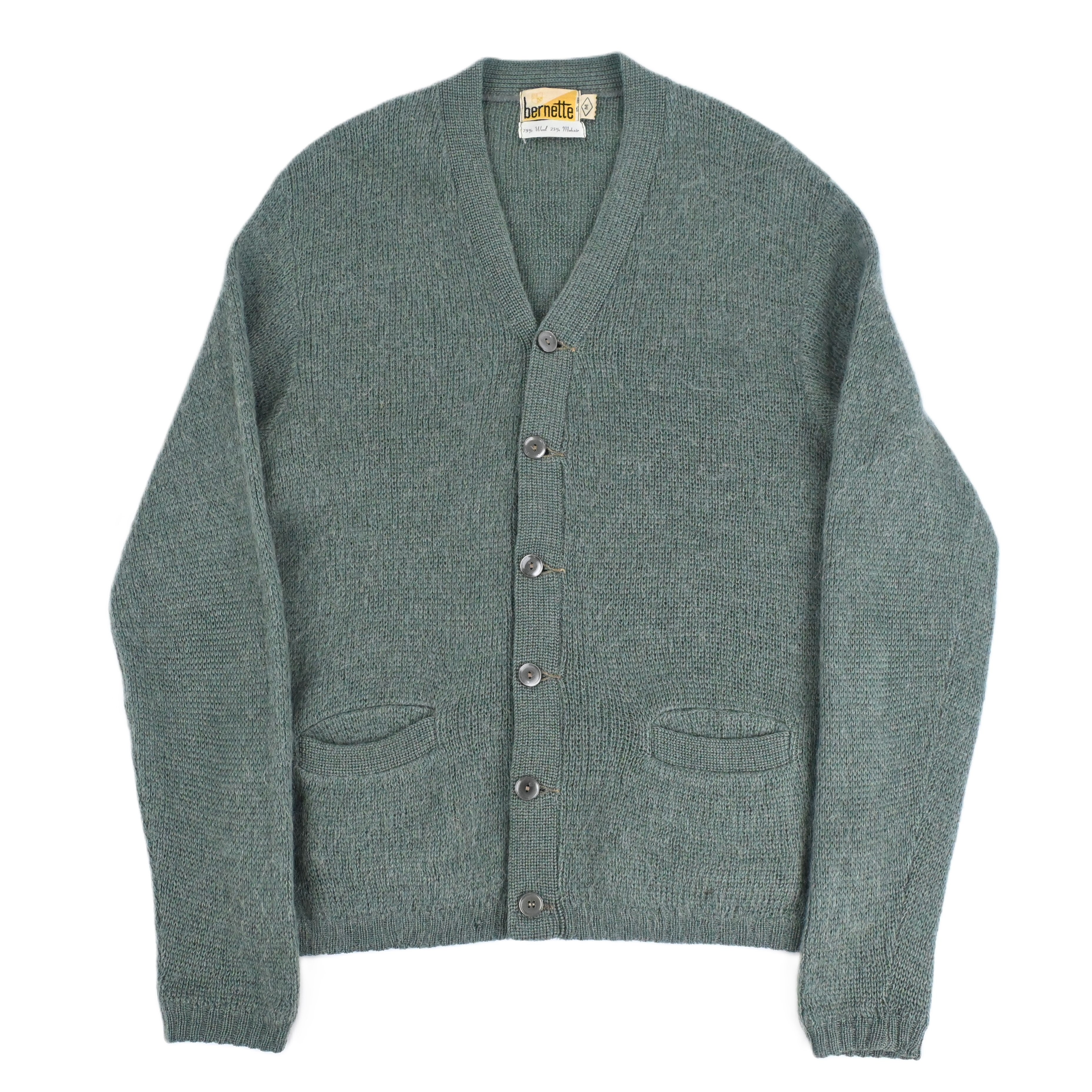 60's Bernette mohair cardigan size M