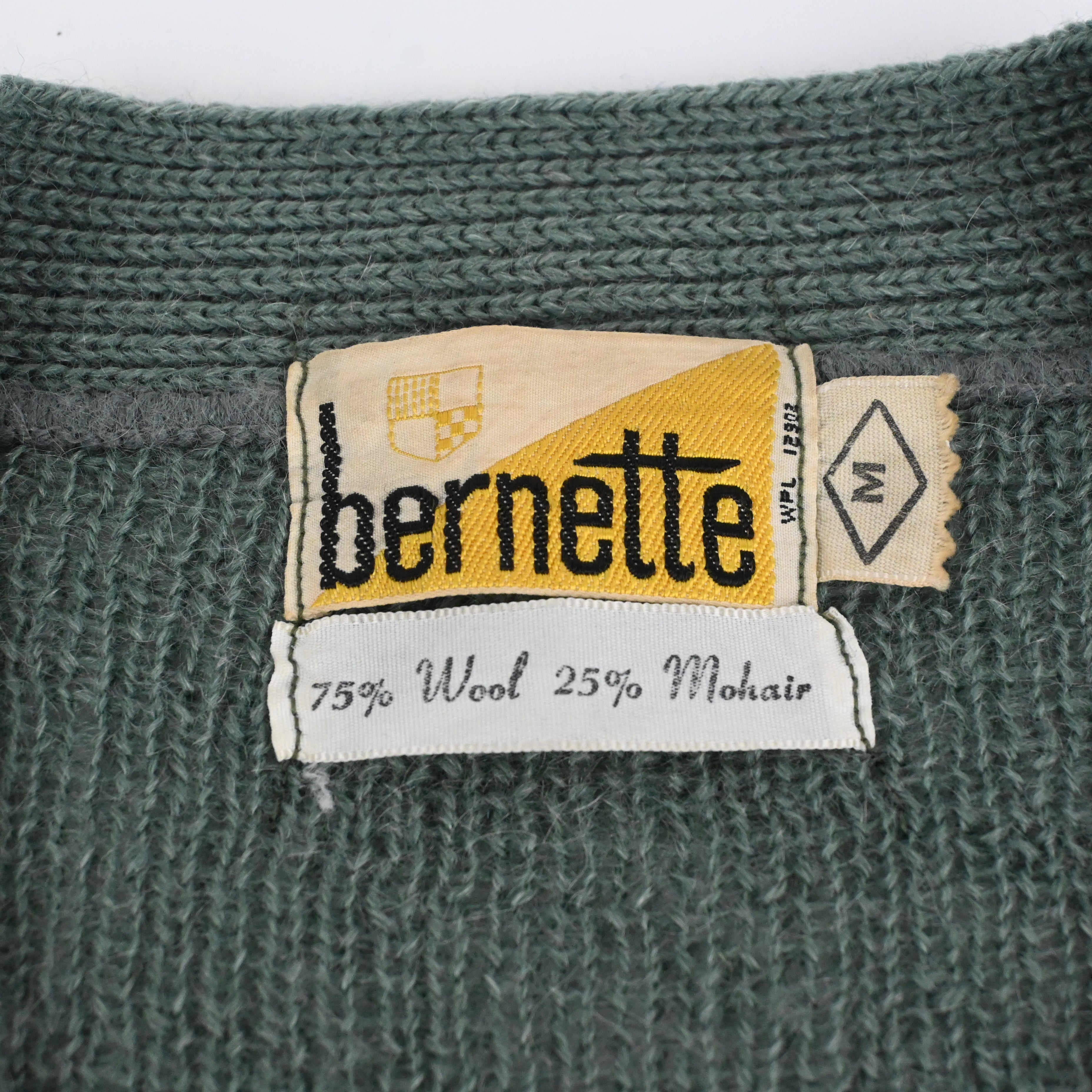 60's Bernette mohair cardigan size M