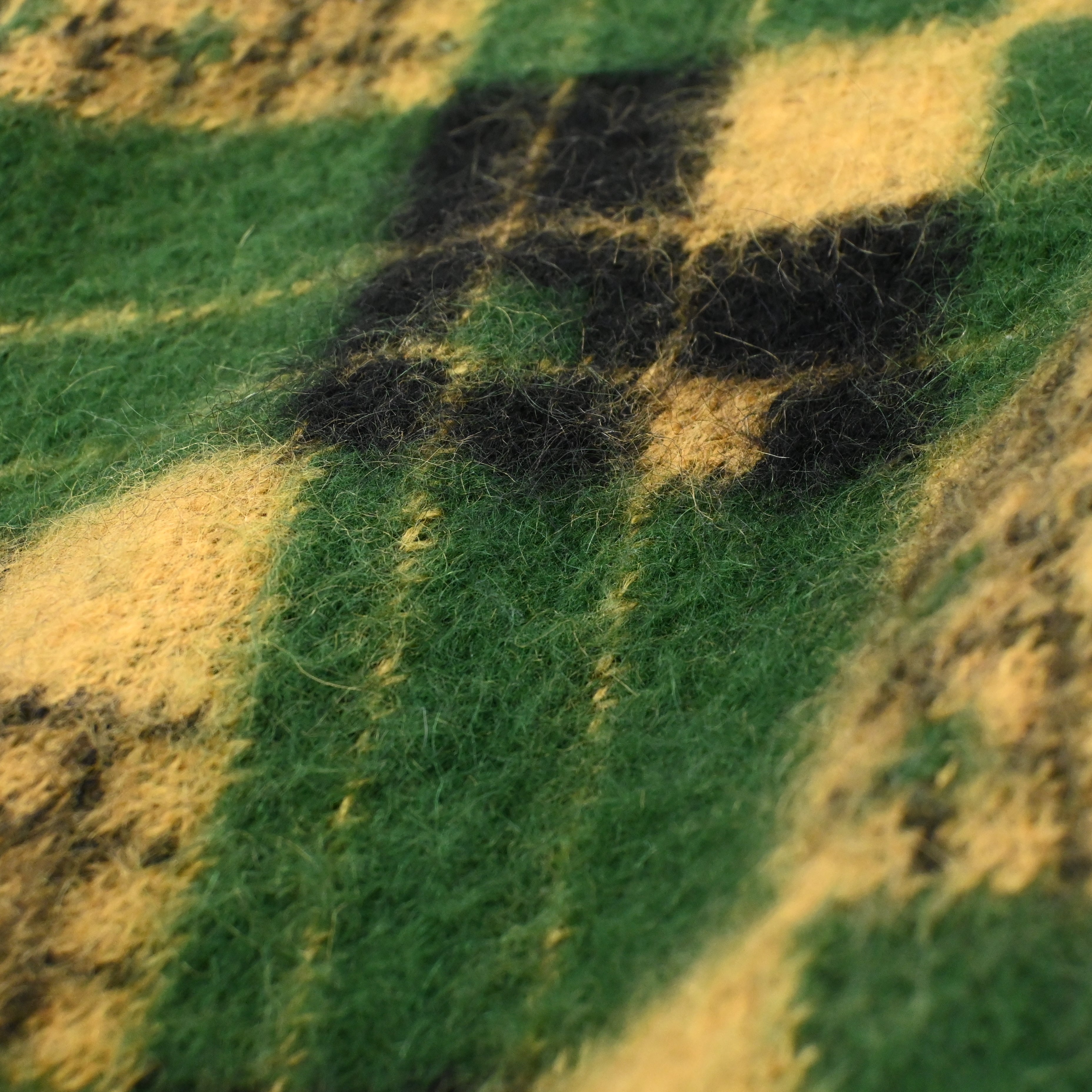 60's JERSILD ARGYLE MOHAIR CARDIGAN size M