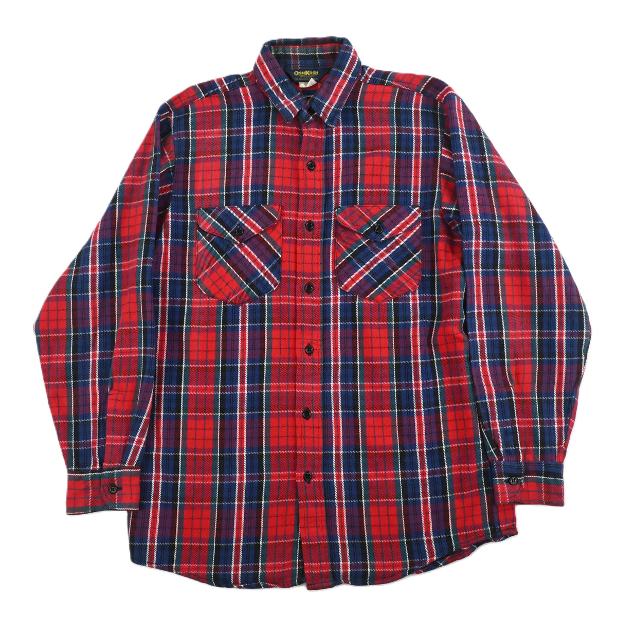 80's OSHKOSH B'GOSH FRANNEL SHIRT SIZE MR