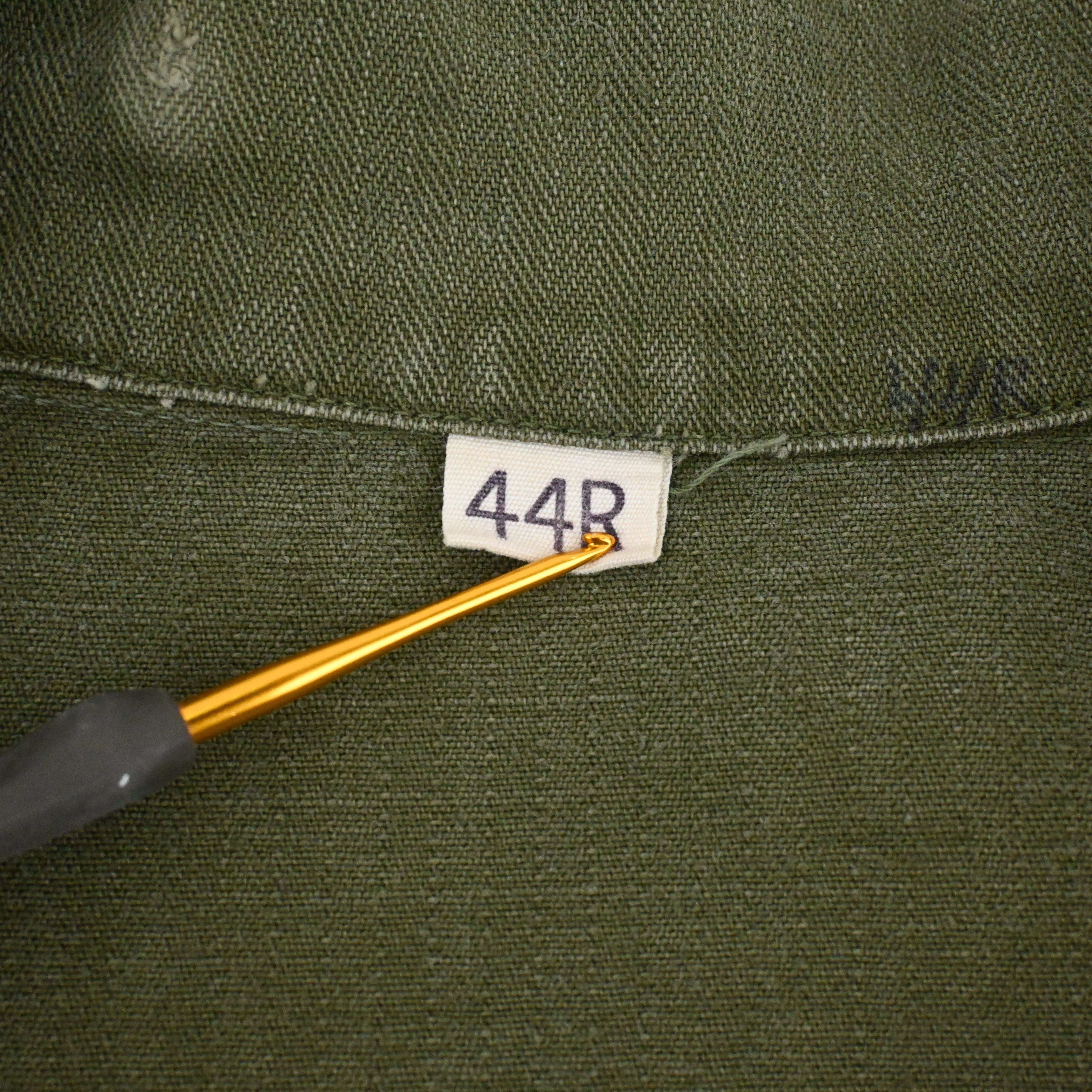 40's US ARMY M-43 UTILITY JACKET HBT SIZE 44R