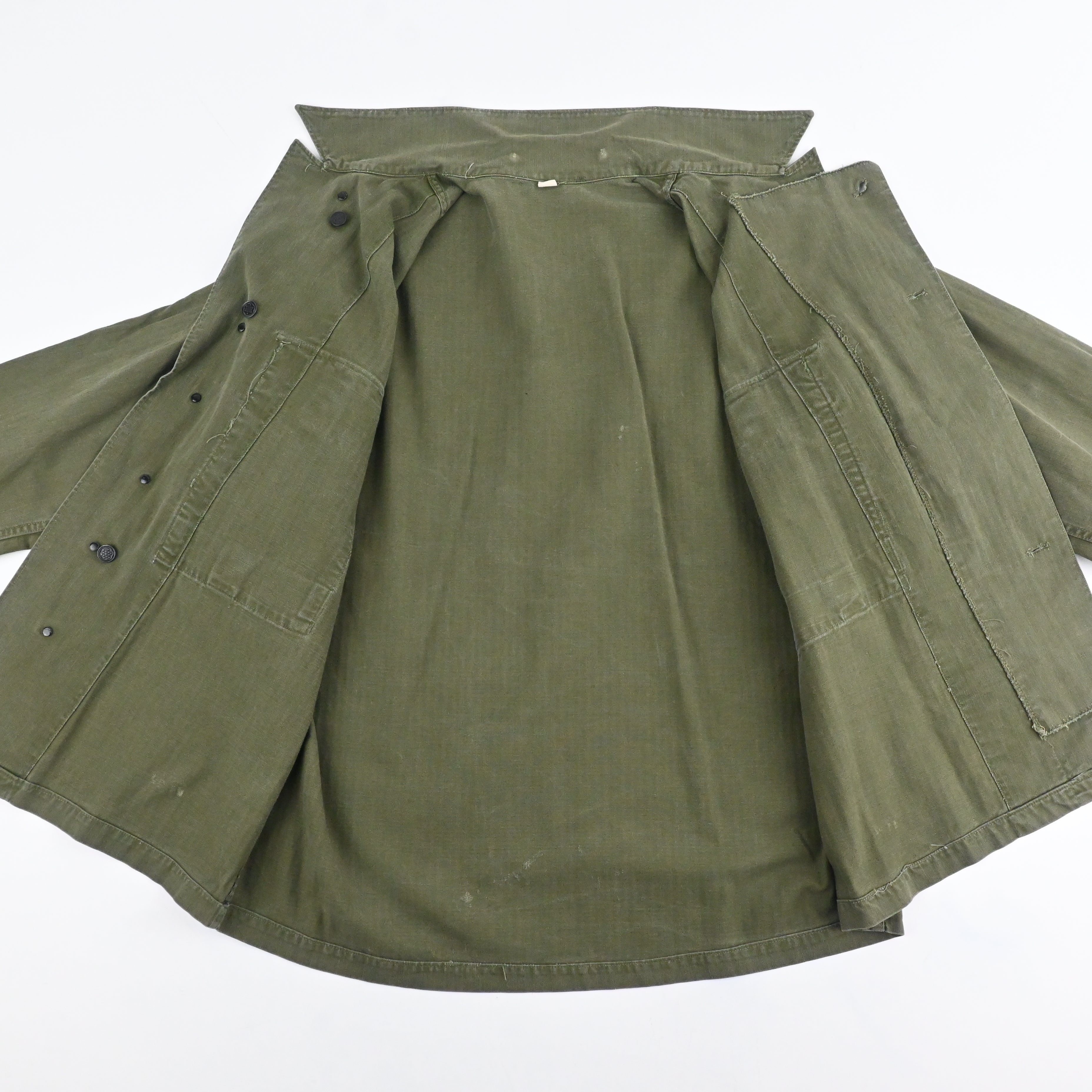 40's US ARMY M-43 UTILITY JACKET HBT SIZE 44R