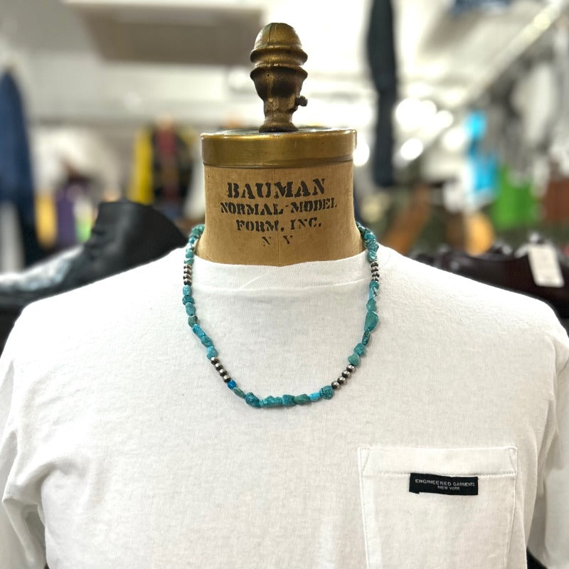 Navajo Turquoise NeckLace by T.Bellone