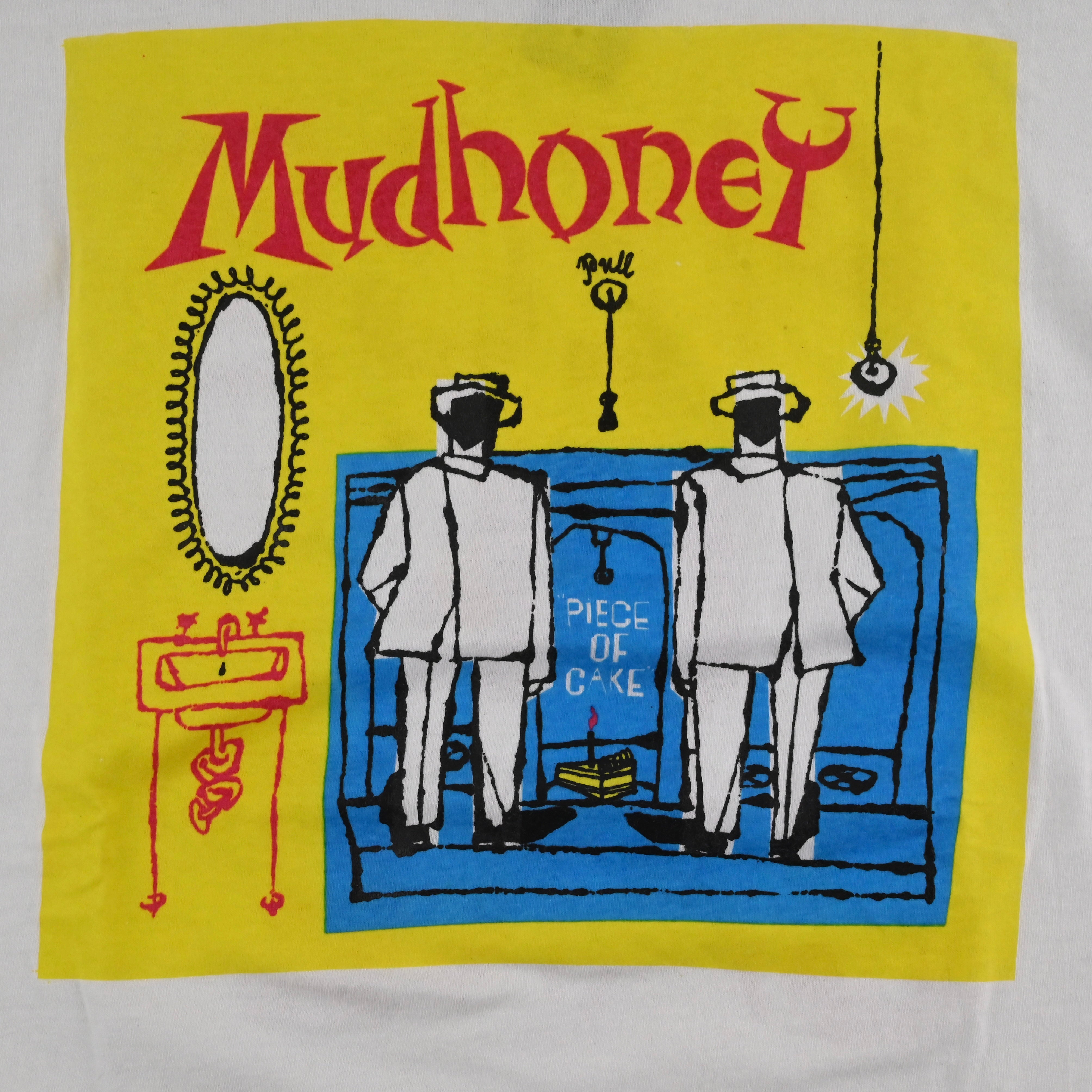 '92 MUDHONEY "PIECE OF CAKE" T-SHIRT SIZE L