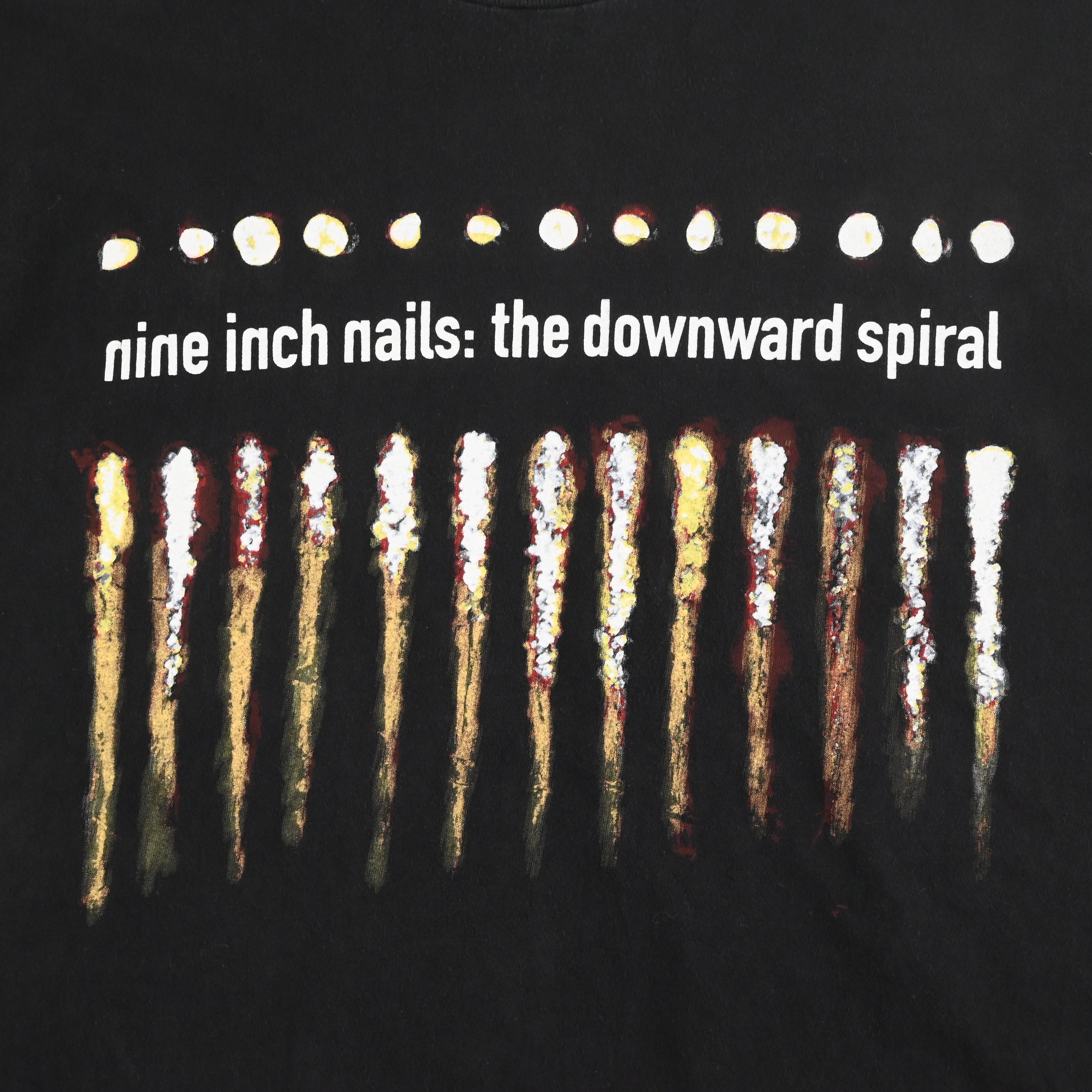 94© NINE INCH NAILS "THE DOWNWARD SPIRAL” T-SHIRT SIZE XL