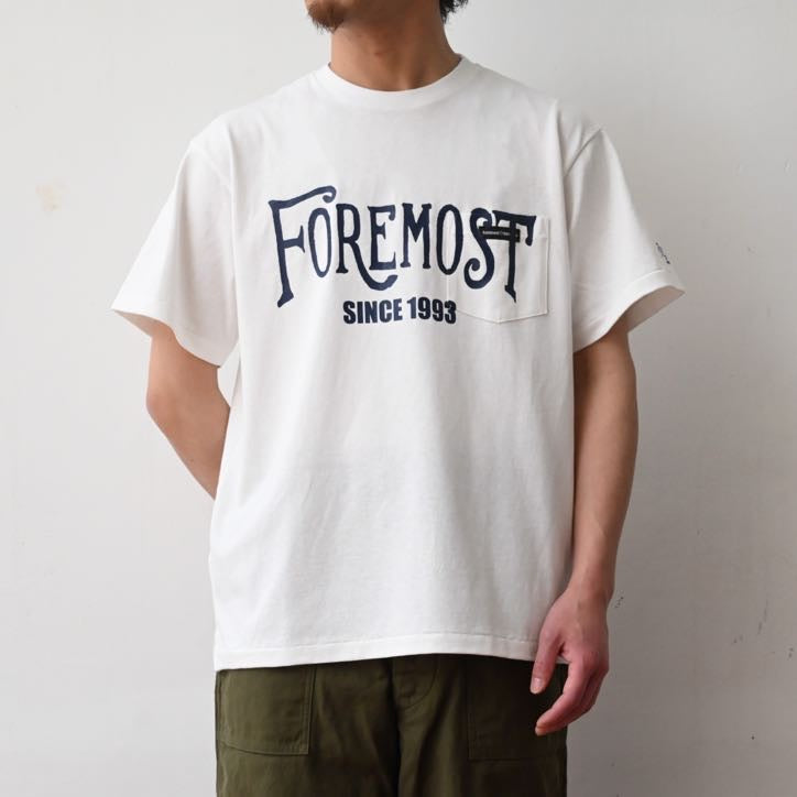 Foremost Pocketed T-Shirts White (M~XL)