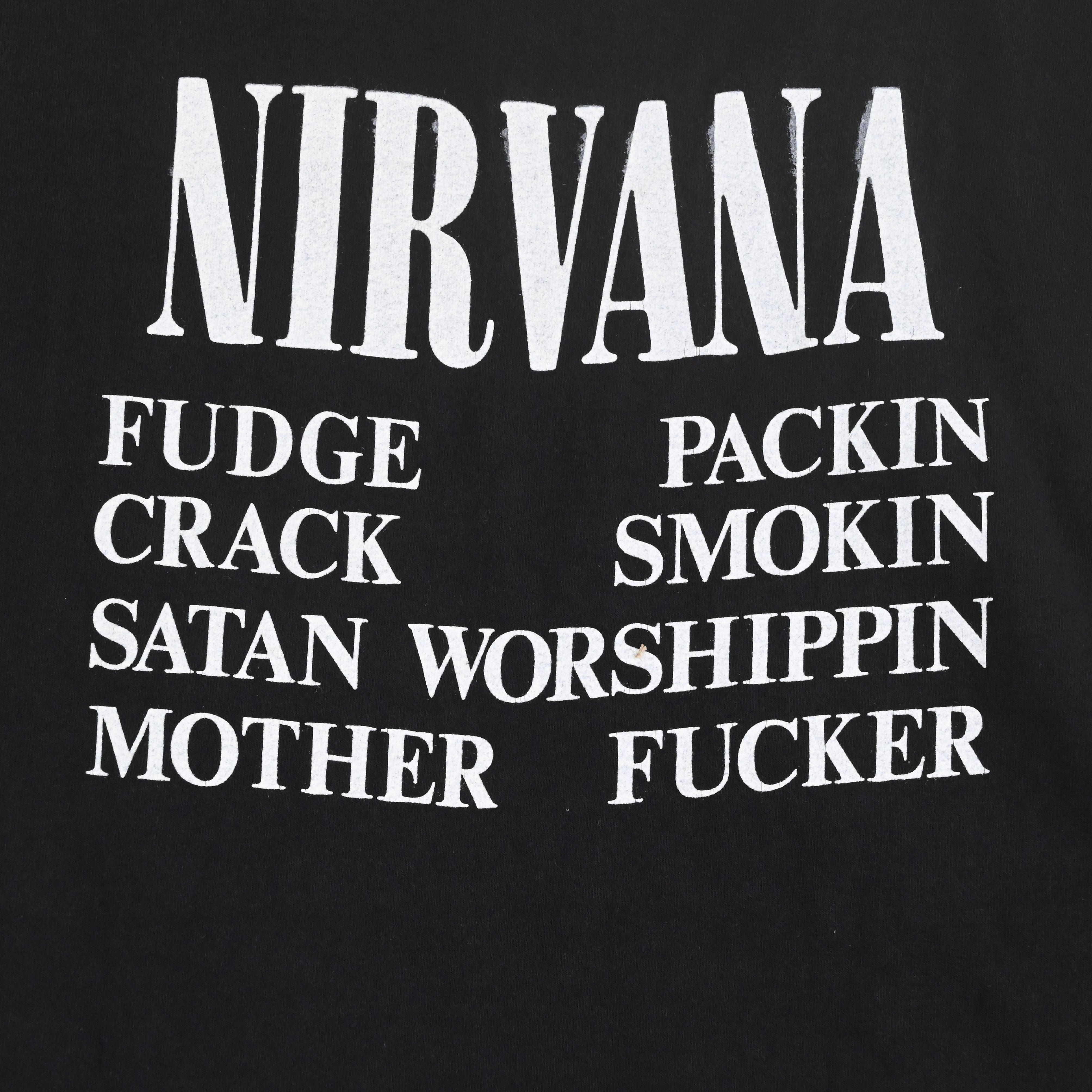 '90~’91 NIRVANA ”VESTIBULE” T-SHIRT SIZE XL