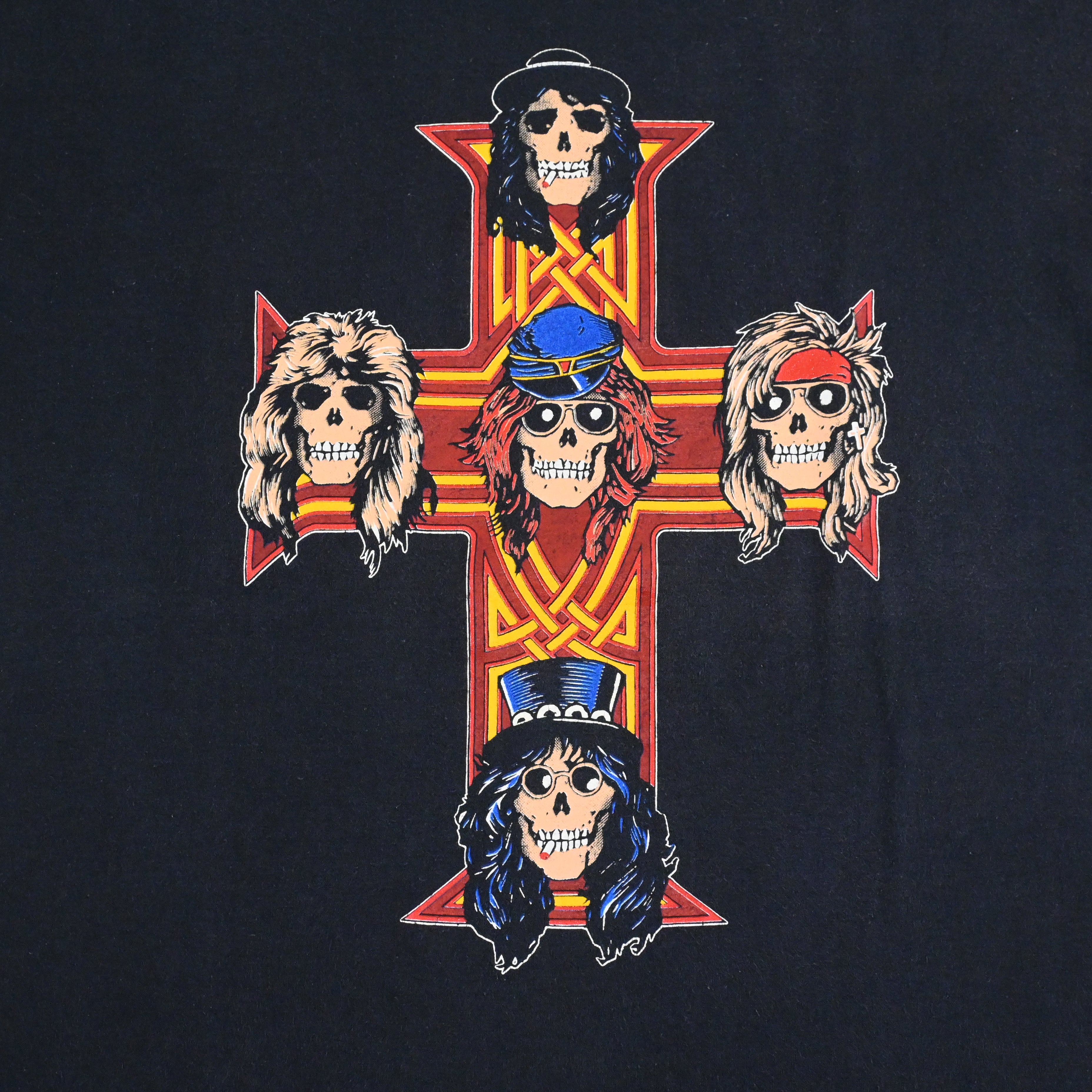 80's GUNS N'ROSES ”APPETITE FOR DESTRUCTION” T-SHIRT SIZE XL