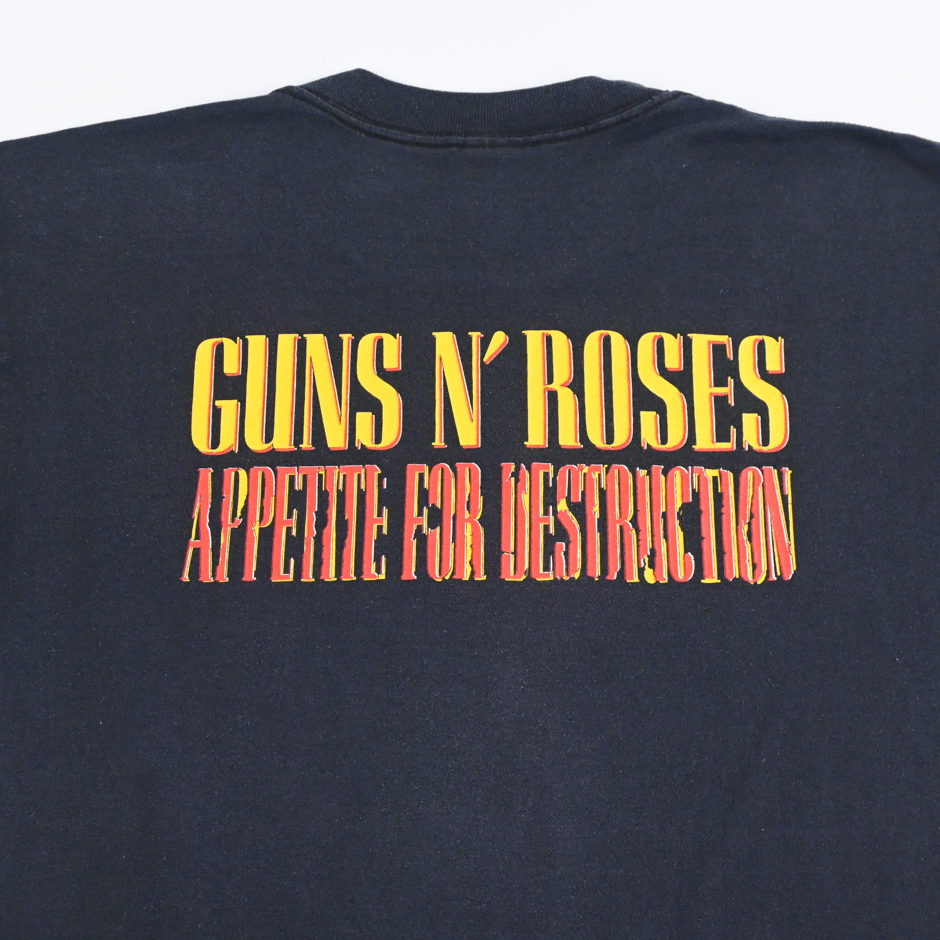 80's GUNS N'ROSES ”APPETITE FOR DESTRUCTION” T-SHIRT SIZE XL